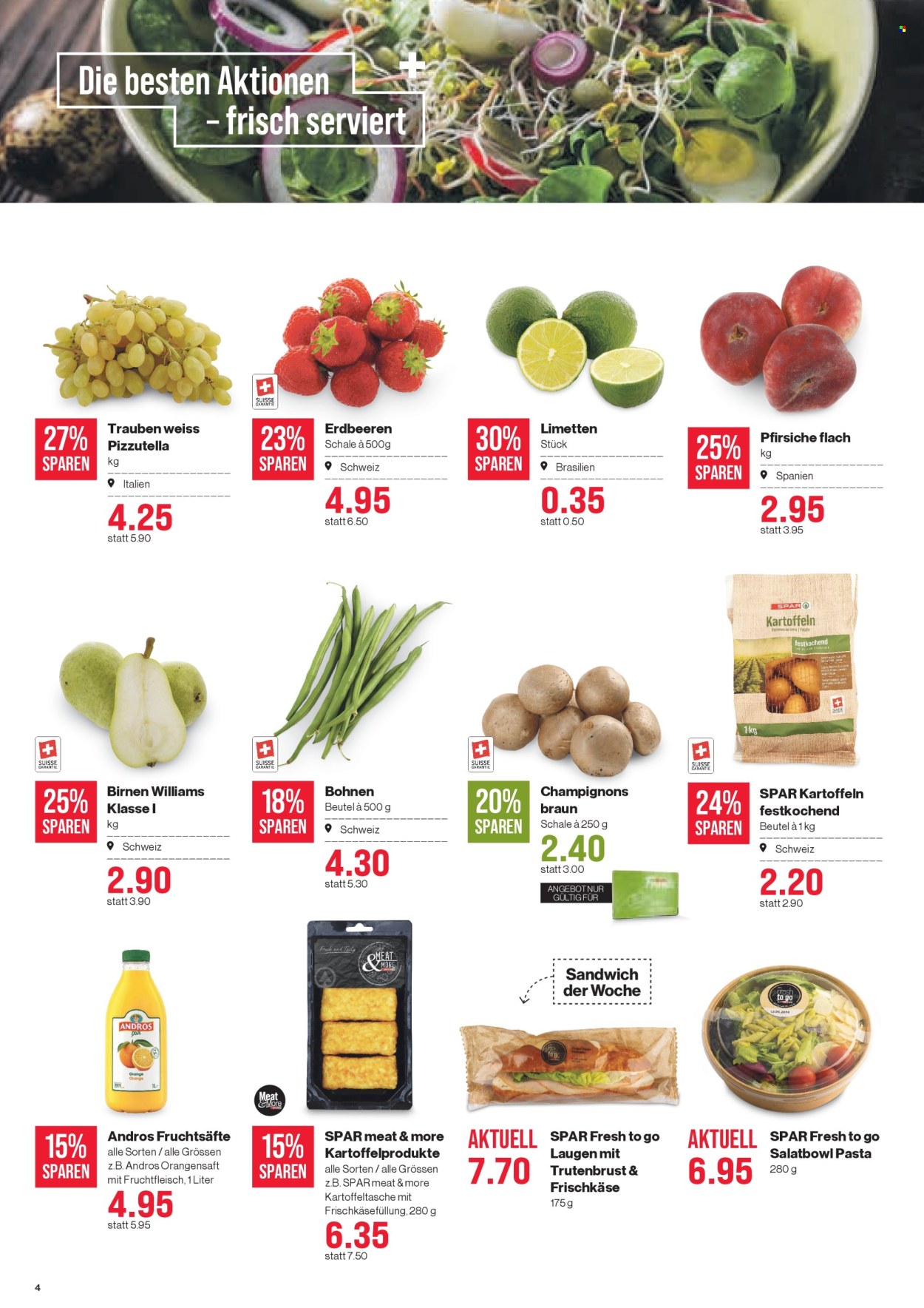 Prospekte SPAR - 3.9.2026 - 9.9.2026. Seite 4. Seite 4