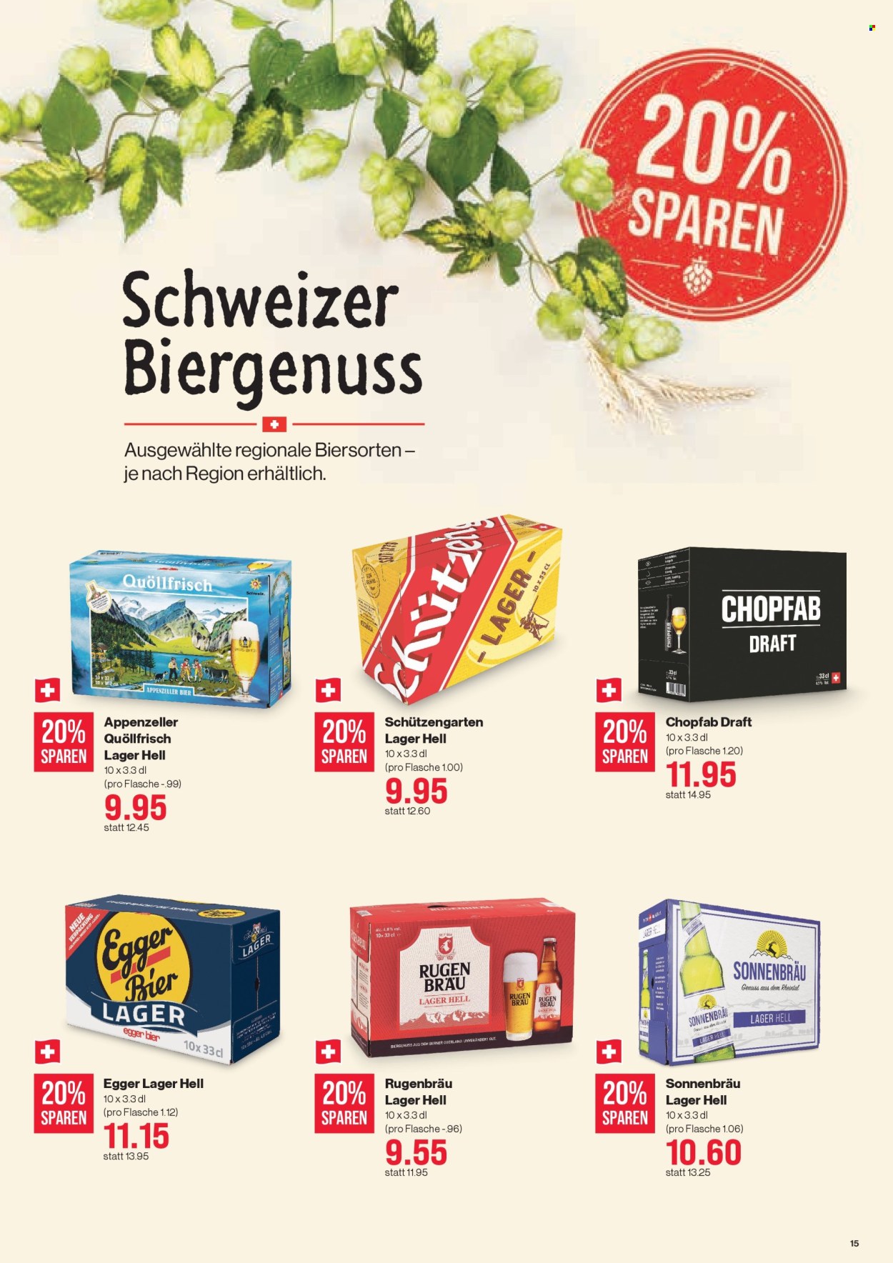 Prospekte SPAR - 3.9.2026 - 9.9.2026. Seite 15. Seite 15