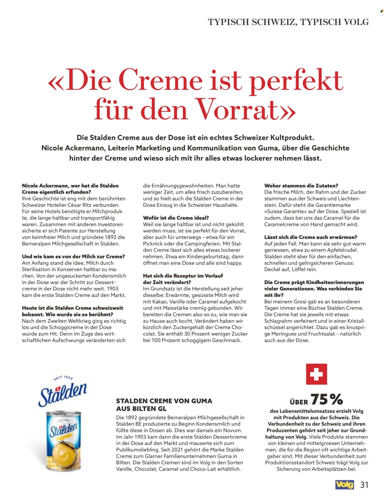 Prospekte Volg - 1.9.2026 - 30.9.2026. Seite 31. Seite 31