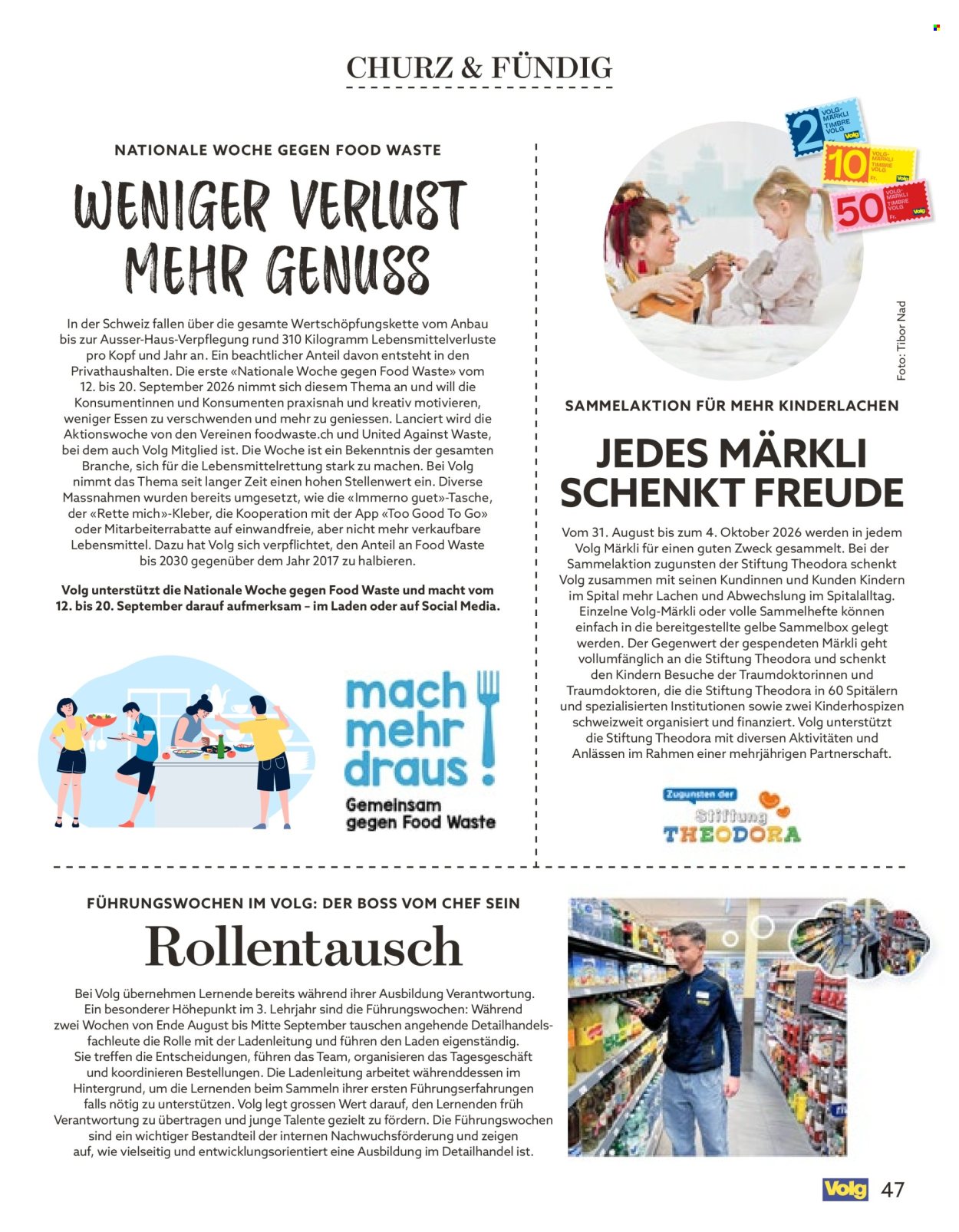 Prospekte Volg - 1.9.2026 - 30.9.2026. Seite 47. Seite 47