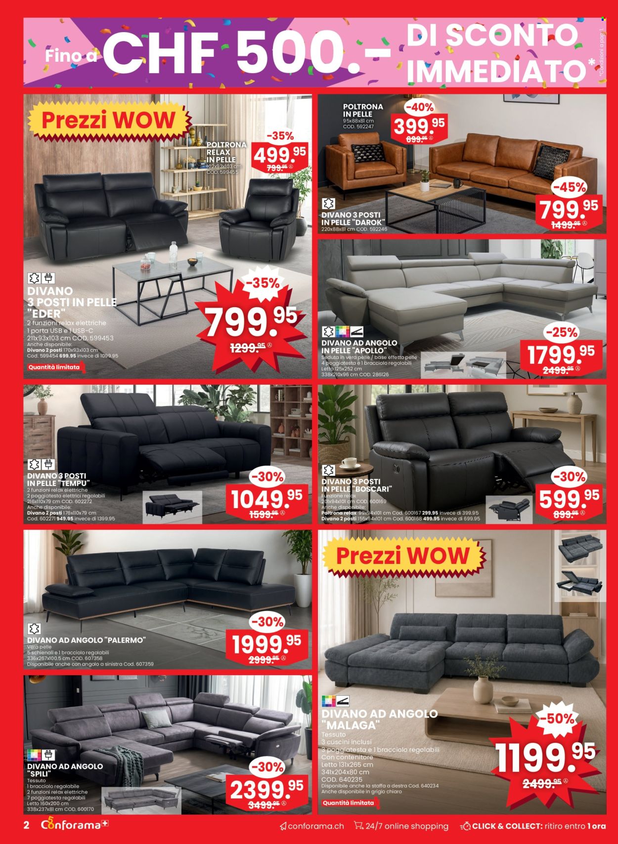 Prospekte Conforama - 2.9.2026 - 15.9.2026. Seite 2. Seite 2