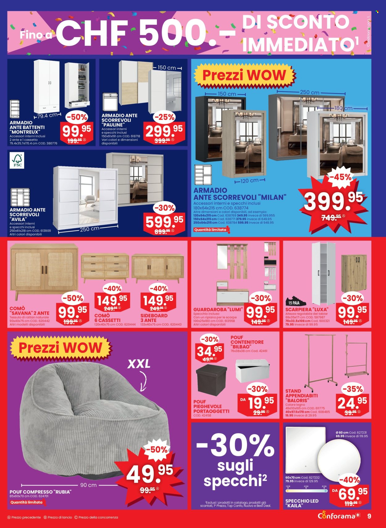 Prospekte Conforama - 2.9.2026 - 15.9.2026. Seite 9. Seite 9