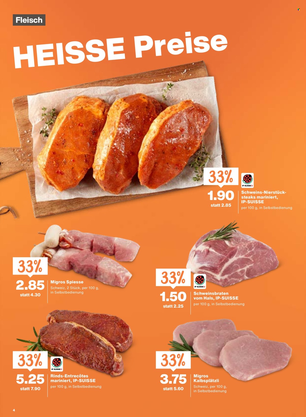Prospekte Migros - 3.9.2026 - 9.9.2026. Seite 4. Seite 4