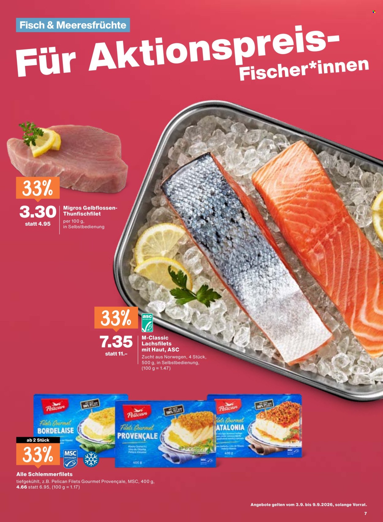 Prospekte Migros - 3.9.2026 - 9.9.2026. Seite 7. Seite 7