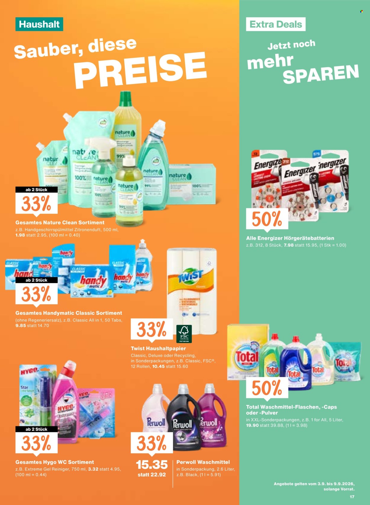 Prospekte Migros - 3.9.2026 - 9.9.2026. Seite 17. Seite 17