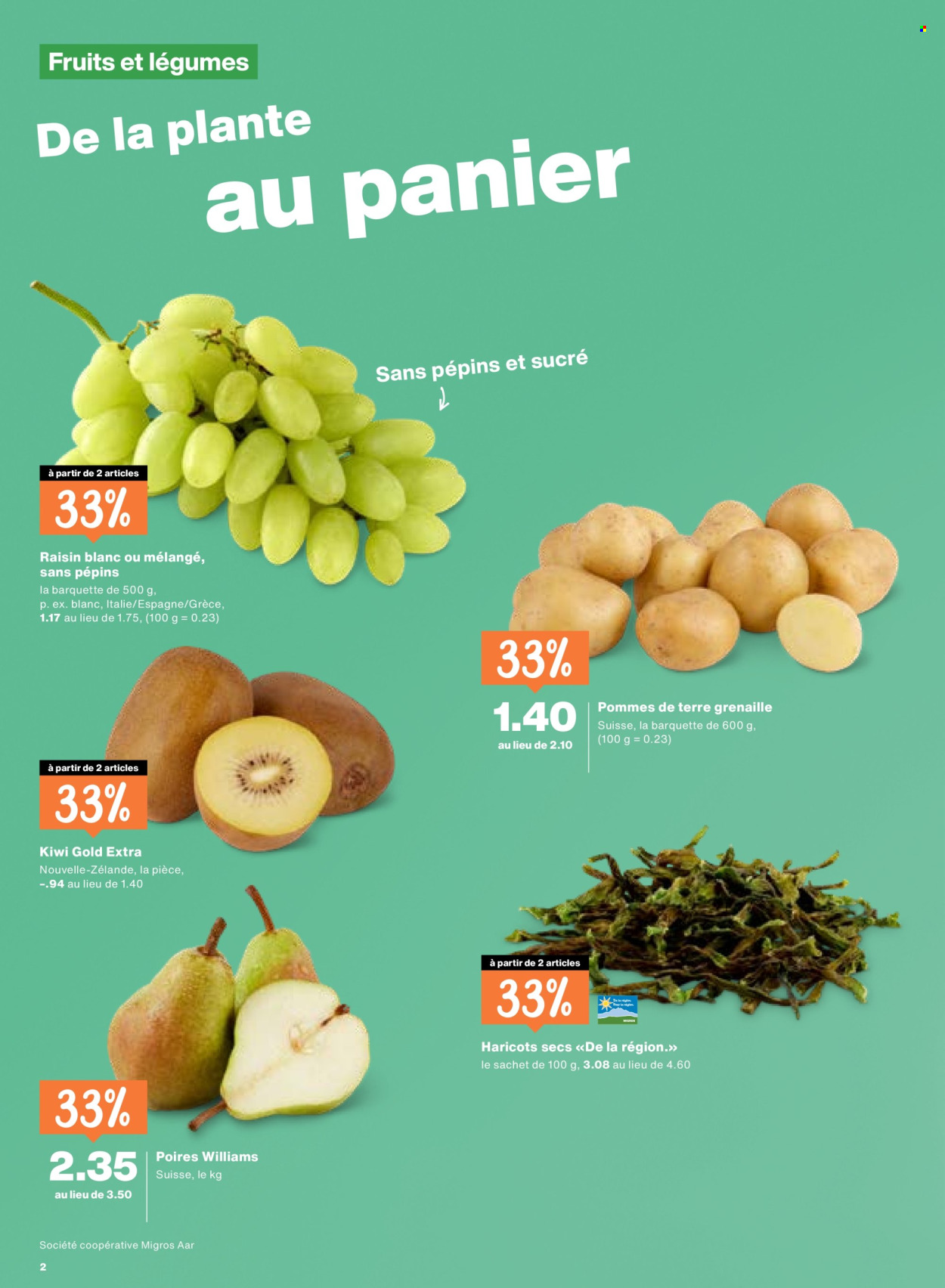 Prospekte Migros - 3.9.2026 - 9.9.2026. Seite 2. Seite 2
