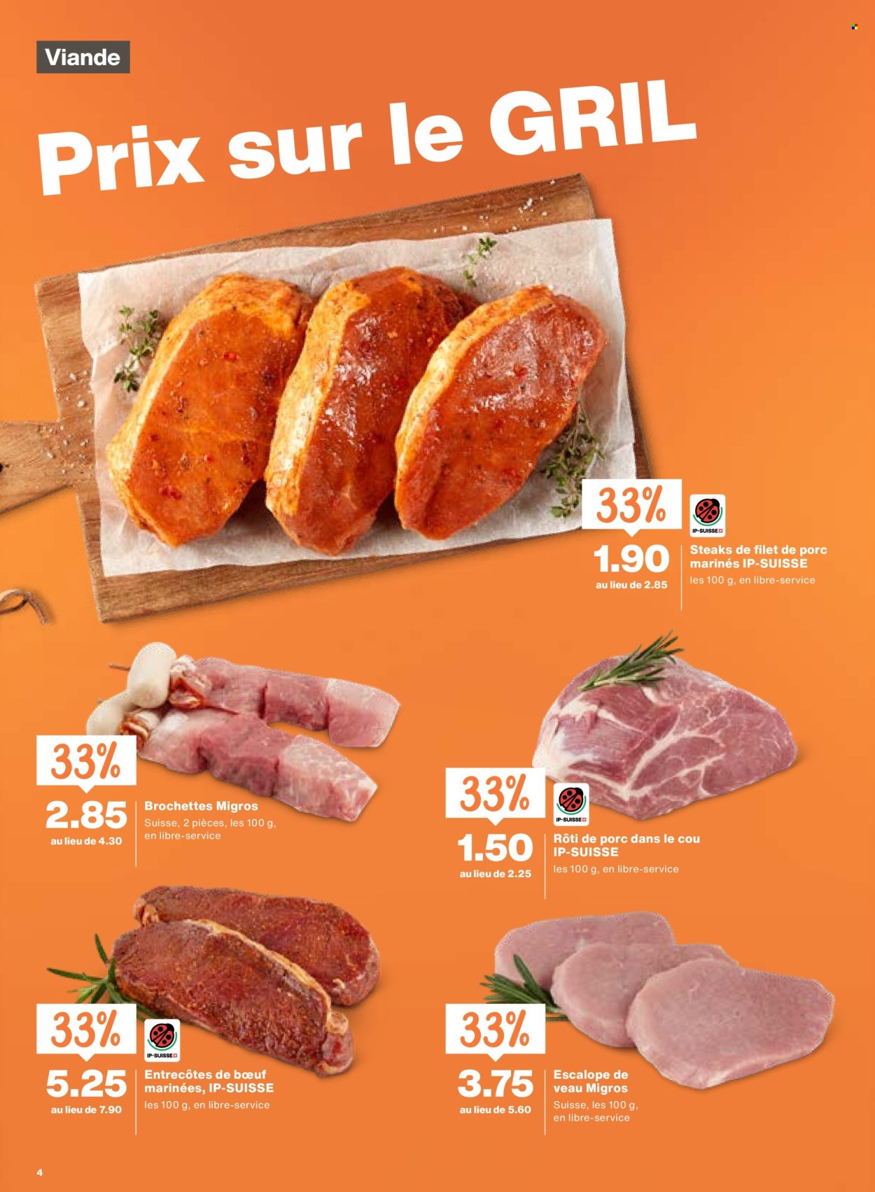 Prospekte Migros - 3.9.2026 - 9.9.2026. Seite 4. Seite 4