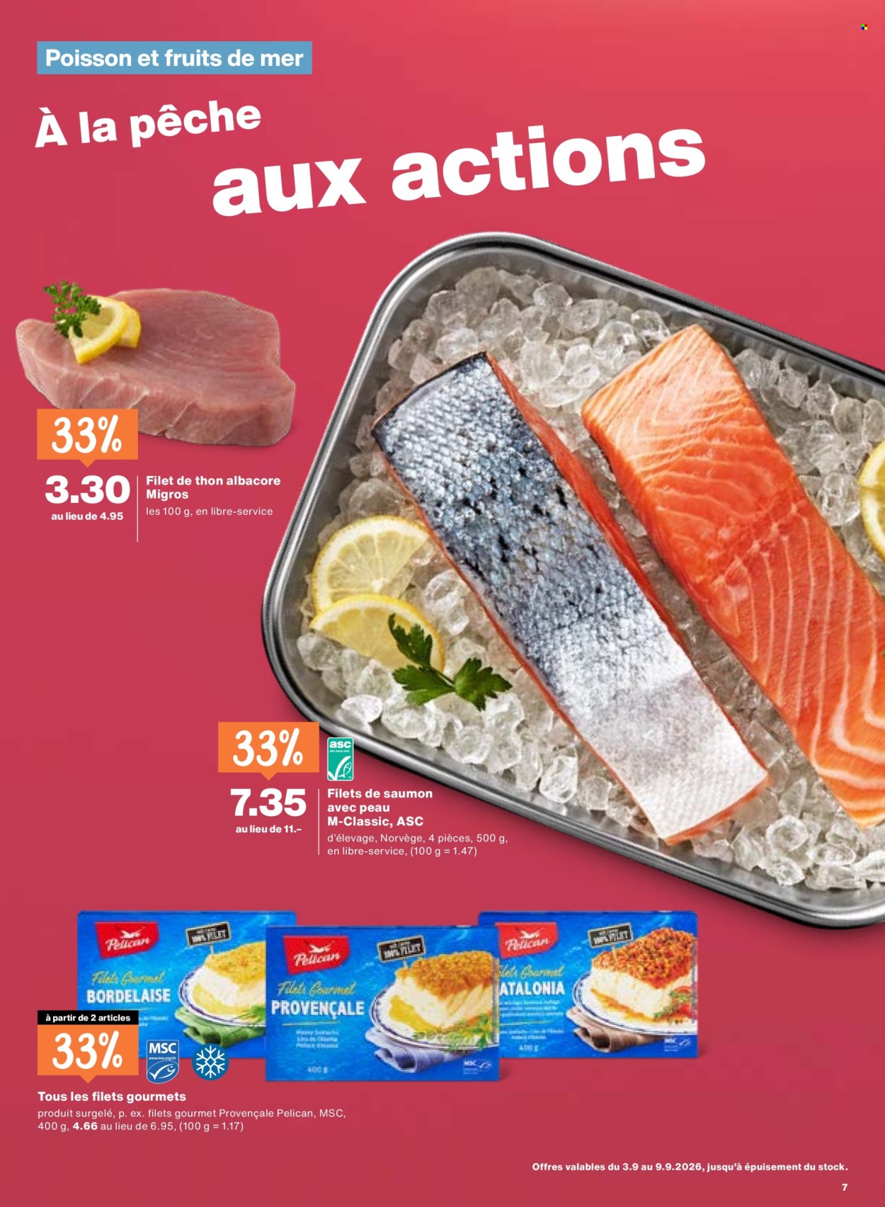 Prospekte Migros - 3.9.2026 - 9.9.2026. Seite 7. Seite 7