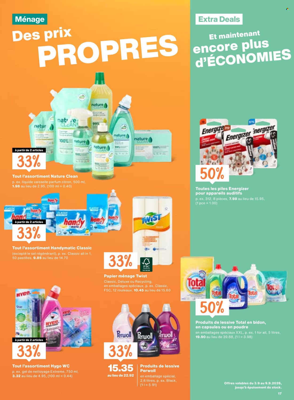 Prospekte Migros - 3.9.2026 - 9.9.2026. Seite 17. Seite 17