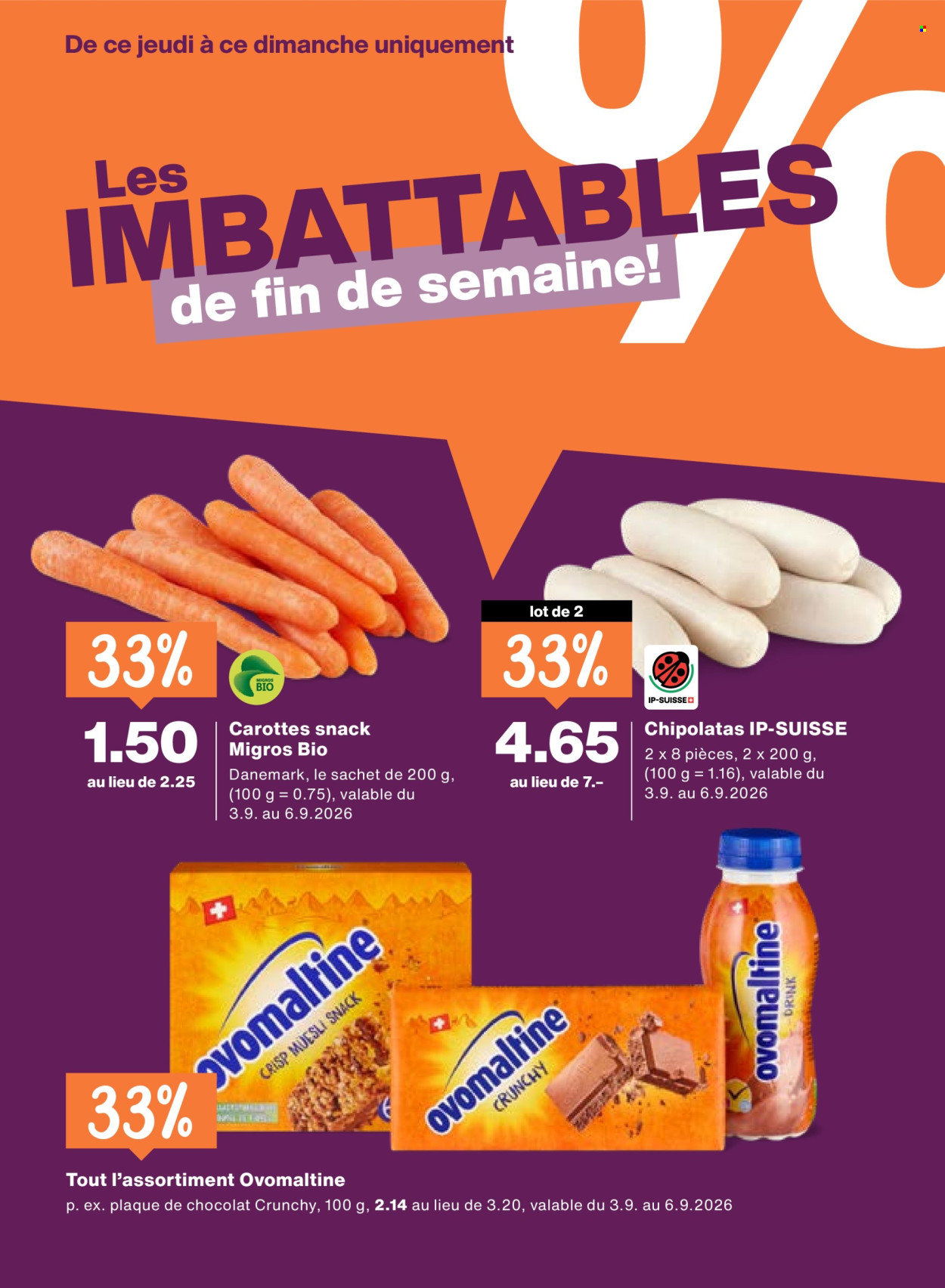 Prospekte Migros - 3.9.2026 - 9.9.2026. Seite 20. Seite 20