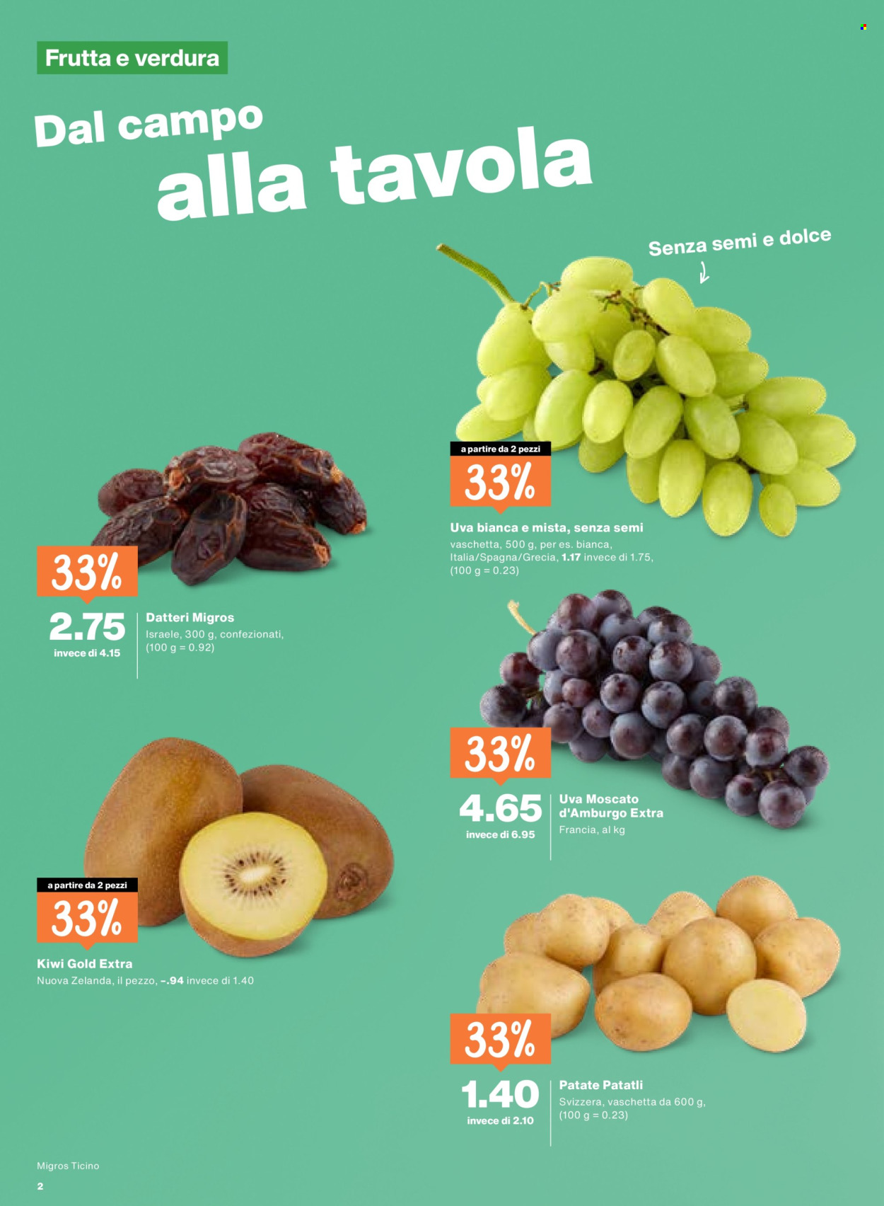 Prospekte Migros - 3.9.2026 - 9.9.2026. Seite 2. Seite 2