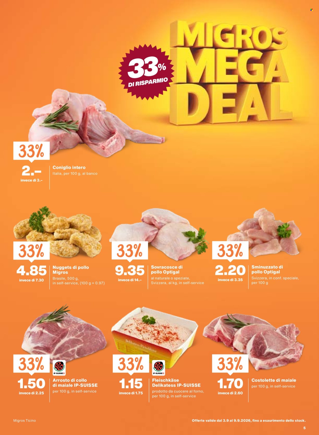 Prospekte Migros - 3.9.2026 - 9.9.2026. Seite 5. Seite 5