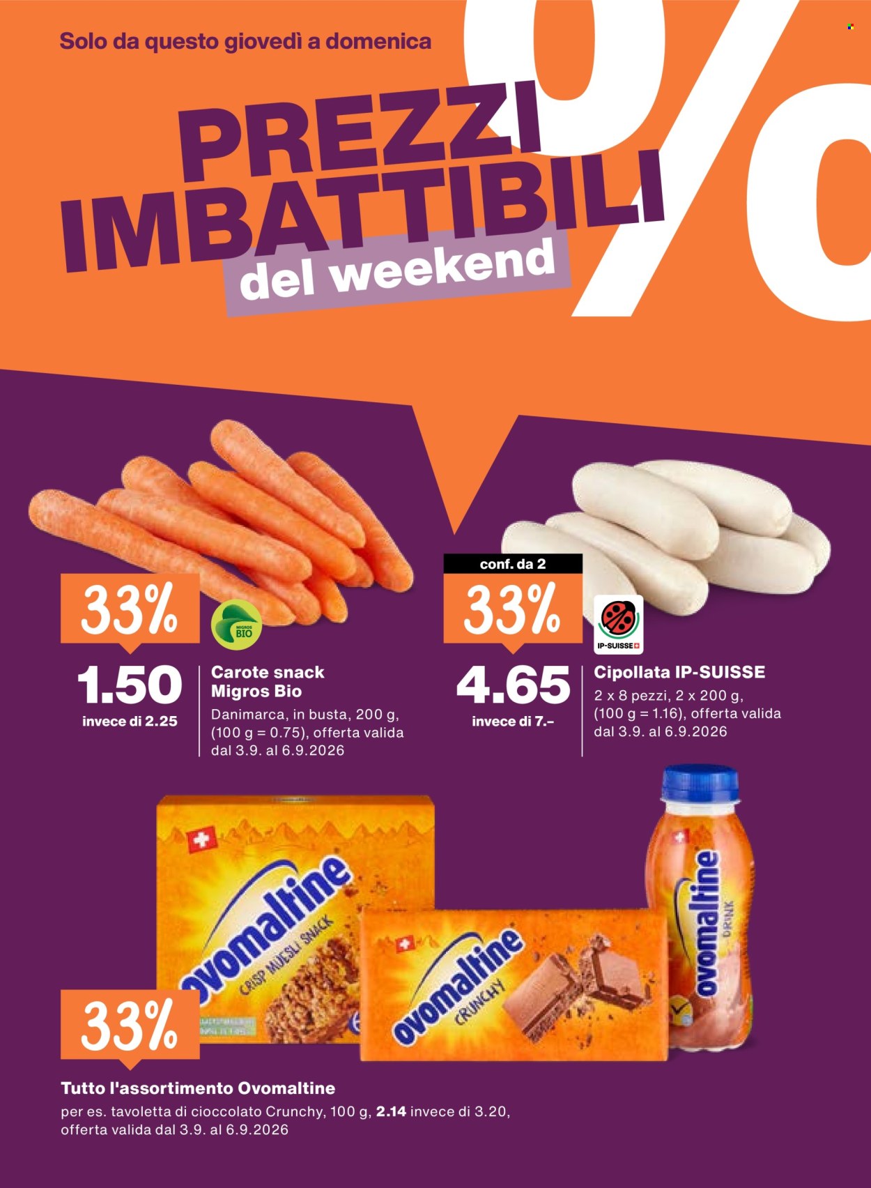 Prospekte Migros - 3.9.2026 - 9.9.2026. Seite 20. Seite 20