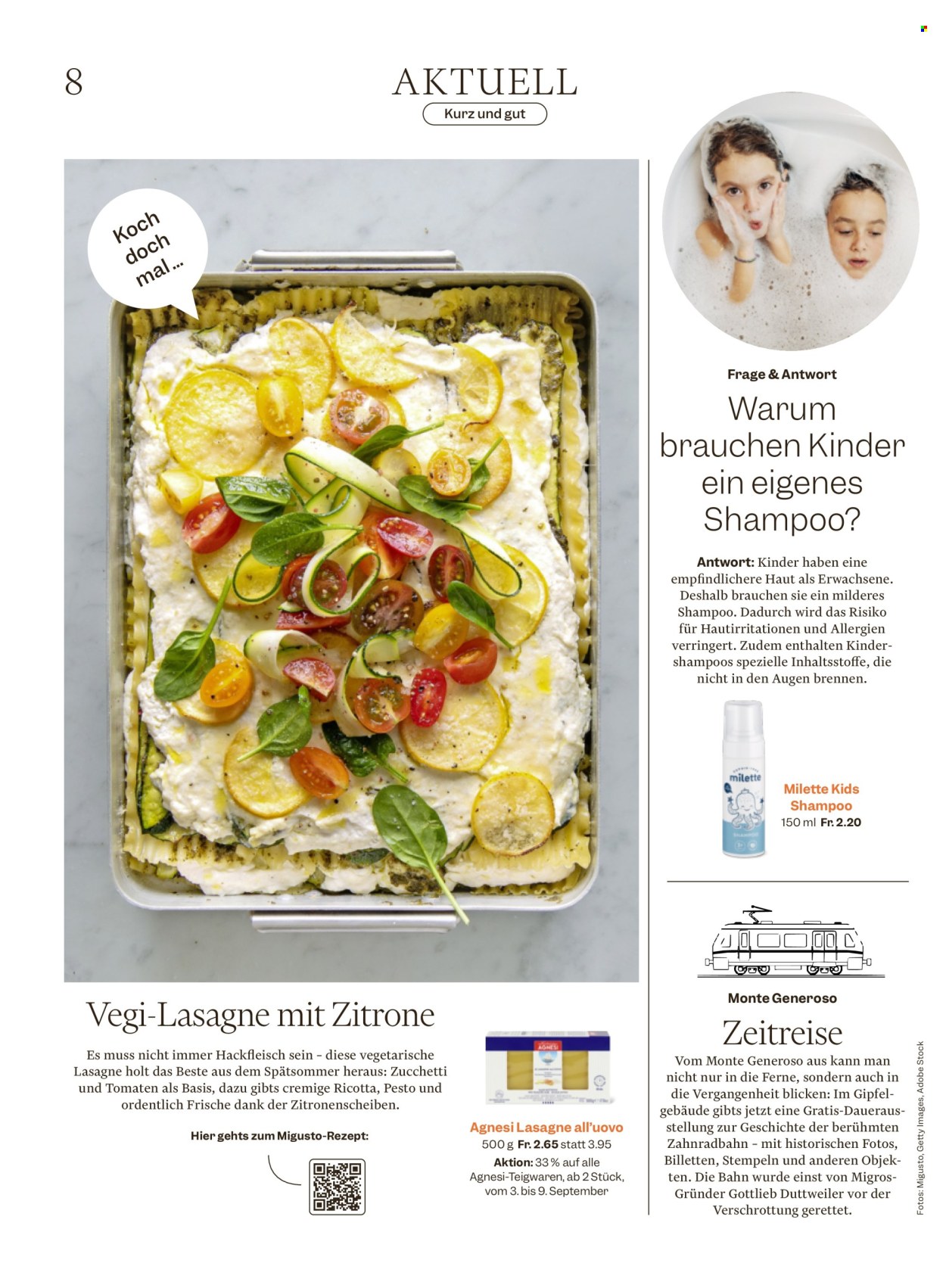 Prospekte Migros - 2.9.2026 - 9.9.2026. Seite 8. Seite 8