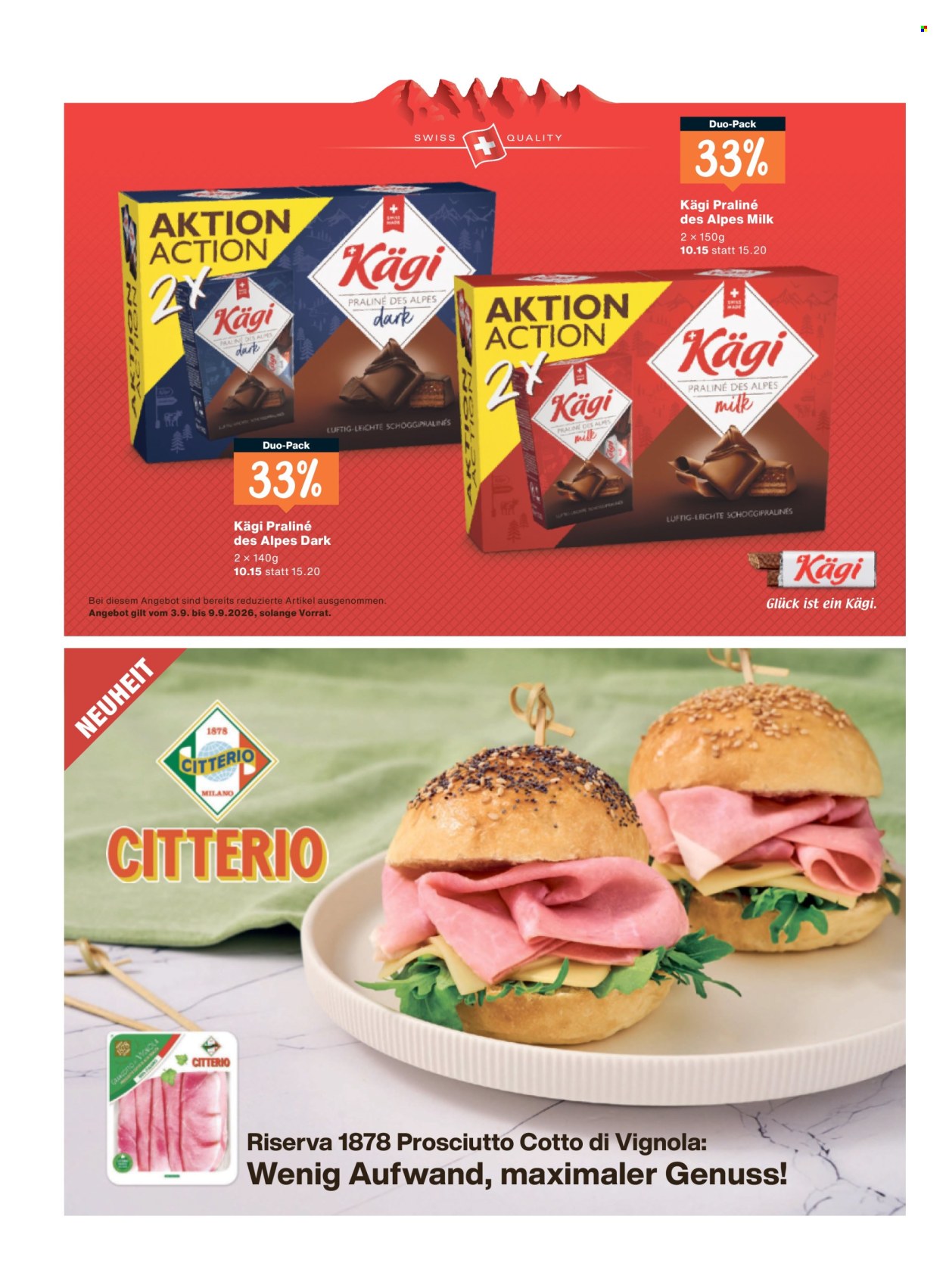 Prospekte Migros - 2.9.2026 - 9.9.2026. Seite 30. Seite 30