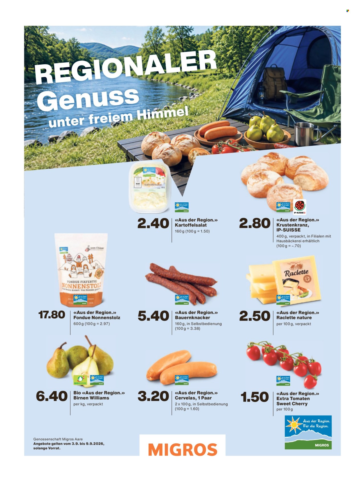 Prospekte Migros - 2.9.2026 - 9.9.2026. Seite 34. Seite 34