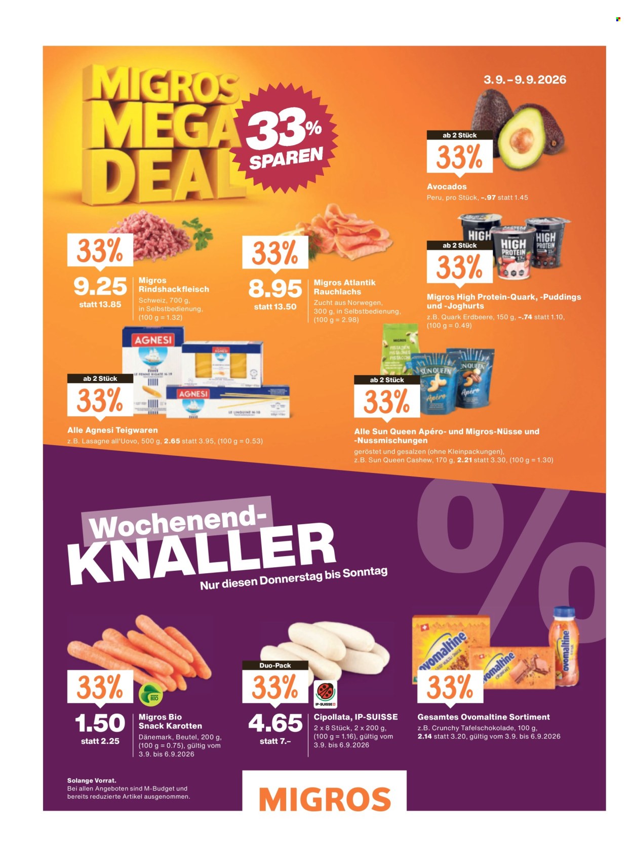 Prospekte Migros - 2.9.2026 - 9.9.2026. Seite 48. Seite 48