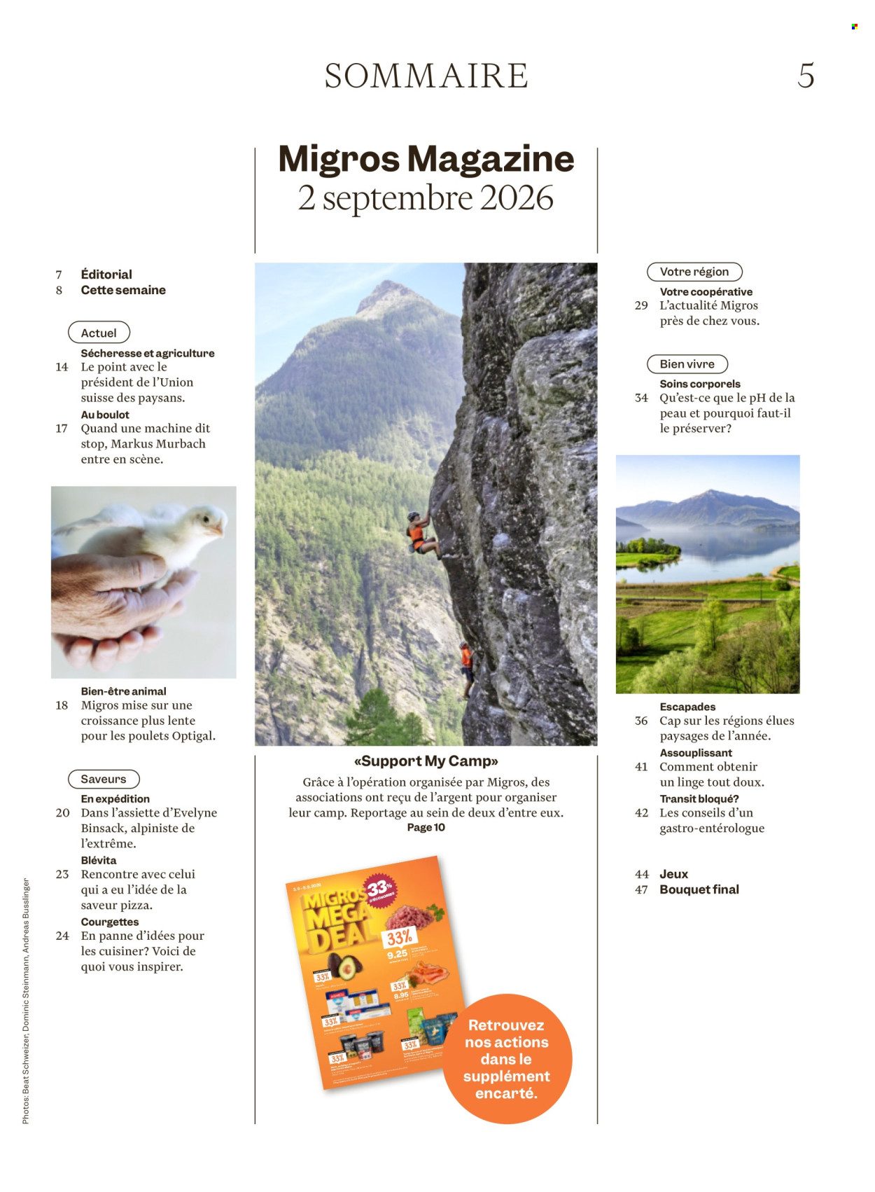 Prospekte Migros - 2.9.2026 - 9.9.2026. Seite 5. Seite 5