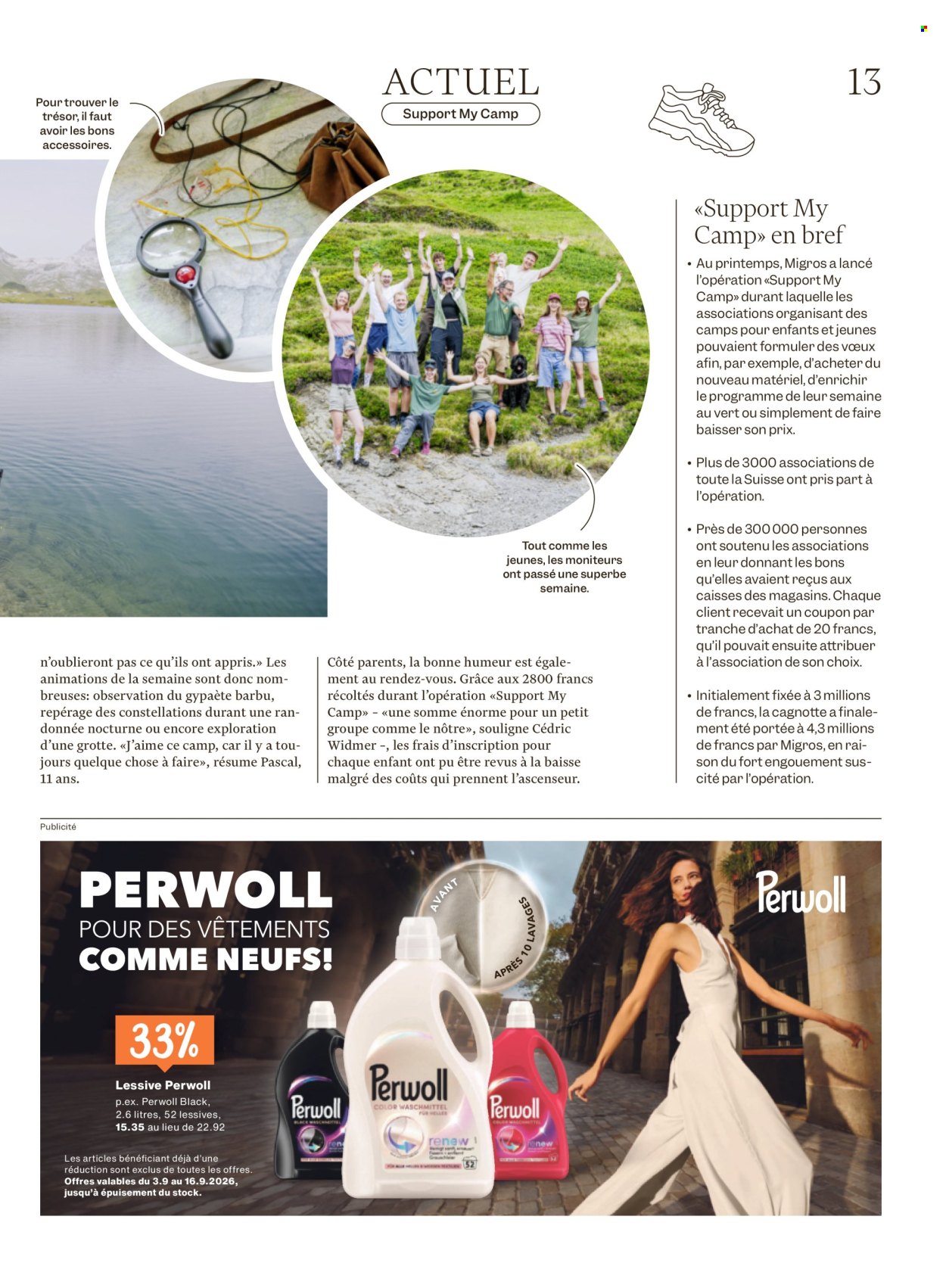 Prospekte Migros - 2.9.2026 - 9.9.2026. Seite 13. Seite 13