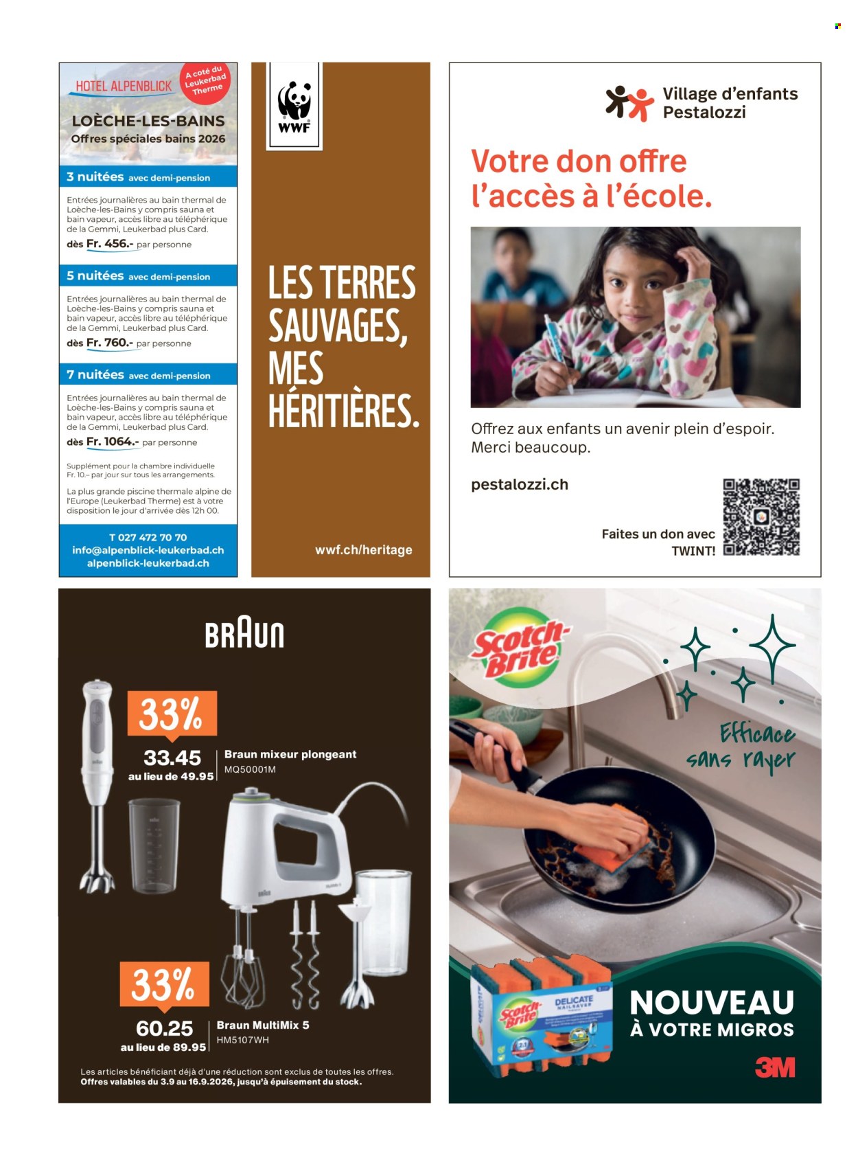 Prospekte Migros - 2.9.2026 - 9.9.2026. Seite 46. Seite 46