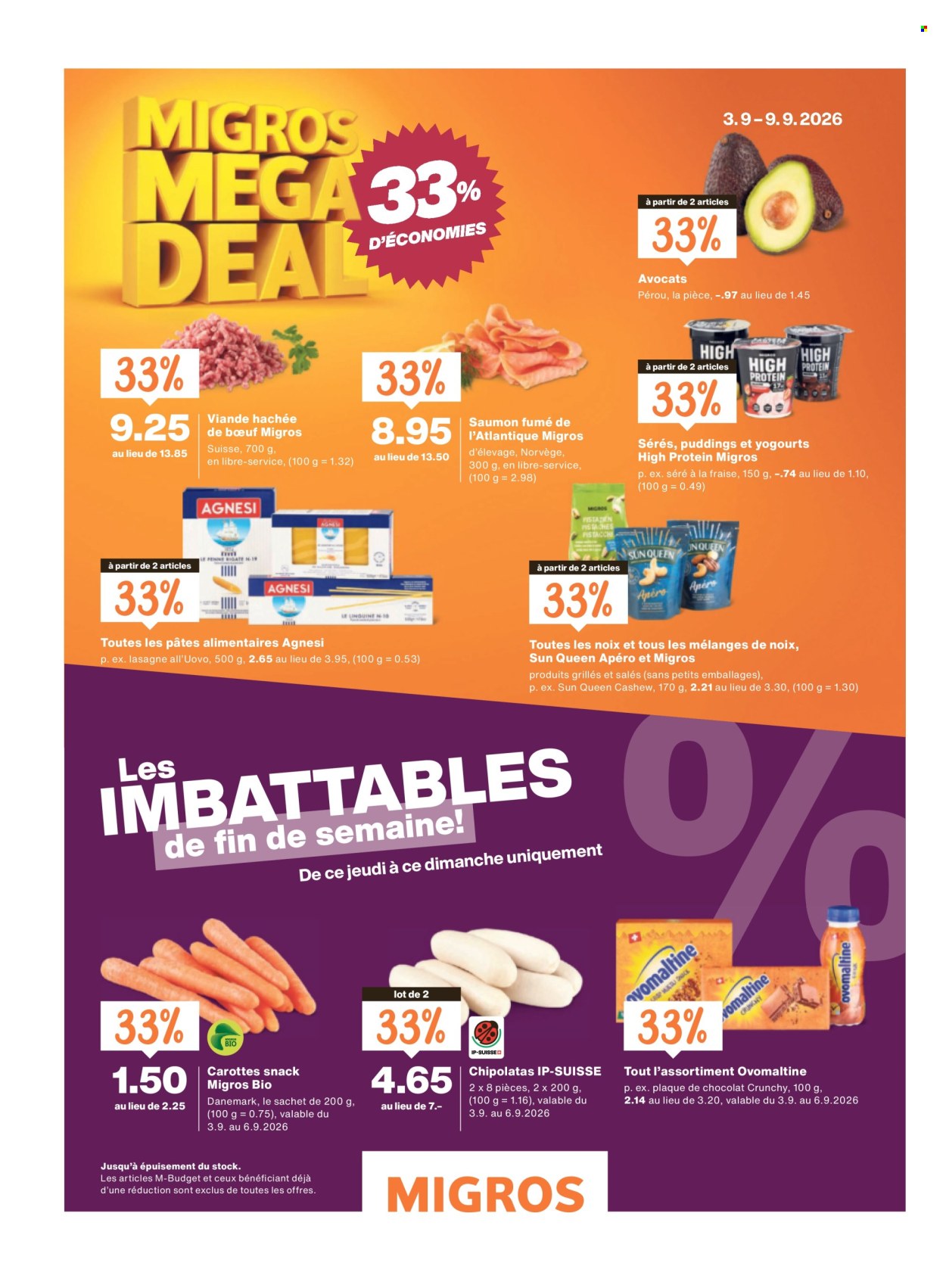 Prospekte Migros - 2.9.2026 - 9.9.2026. Seite 48. Seite 48