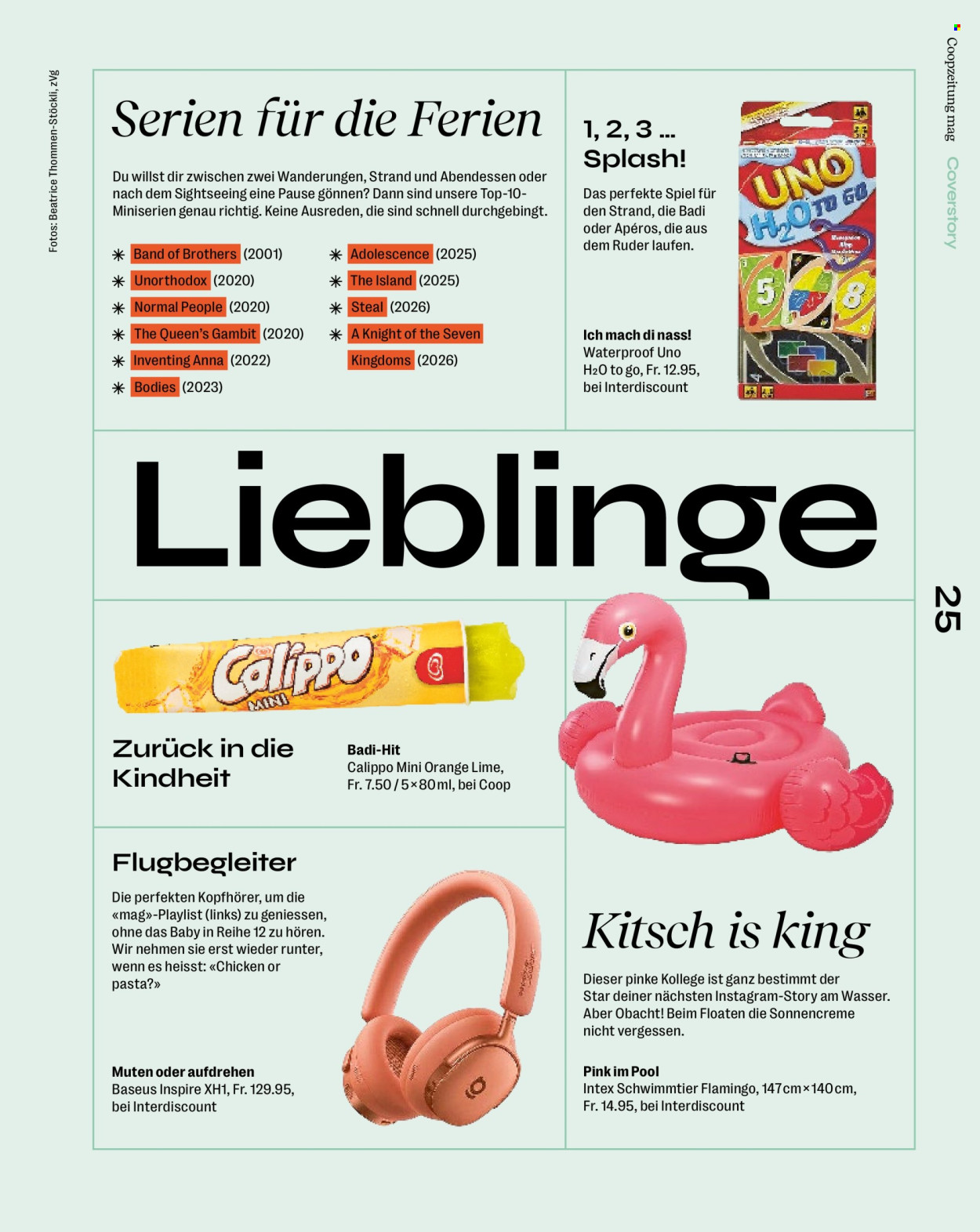 Prospekte Coop. Seite 25. Seite 25