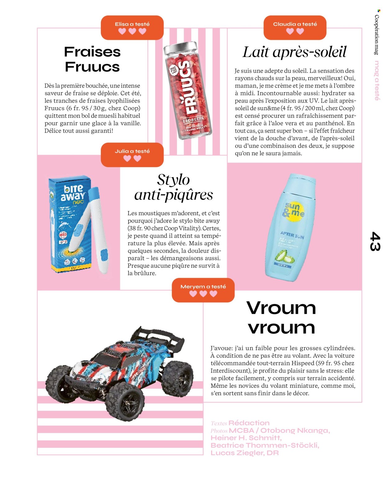 Prospekte Coop. Seite 43. Seite 43