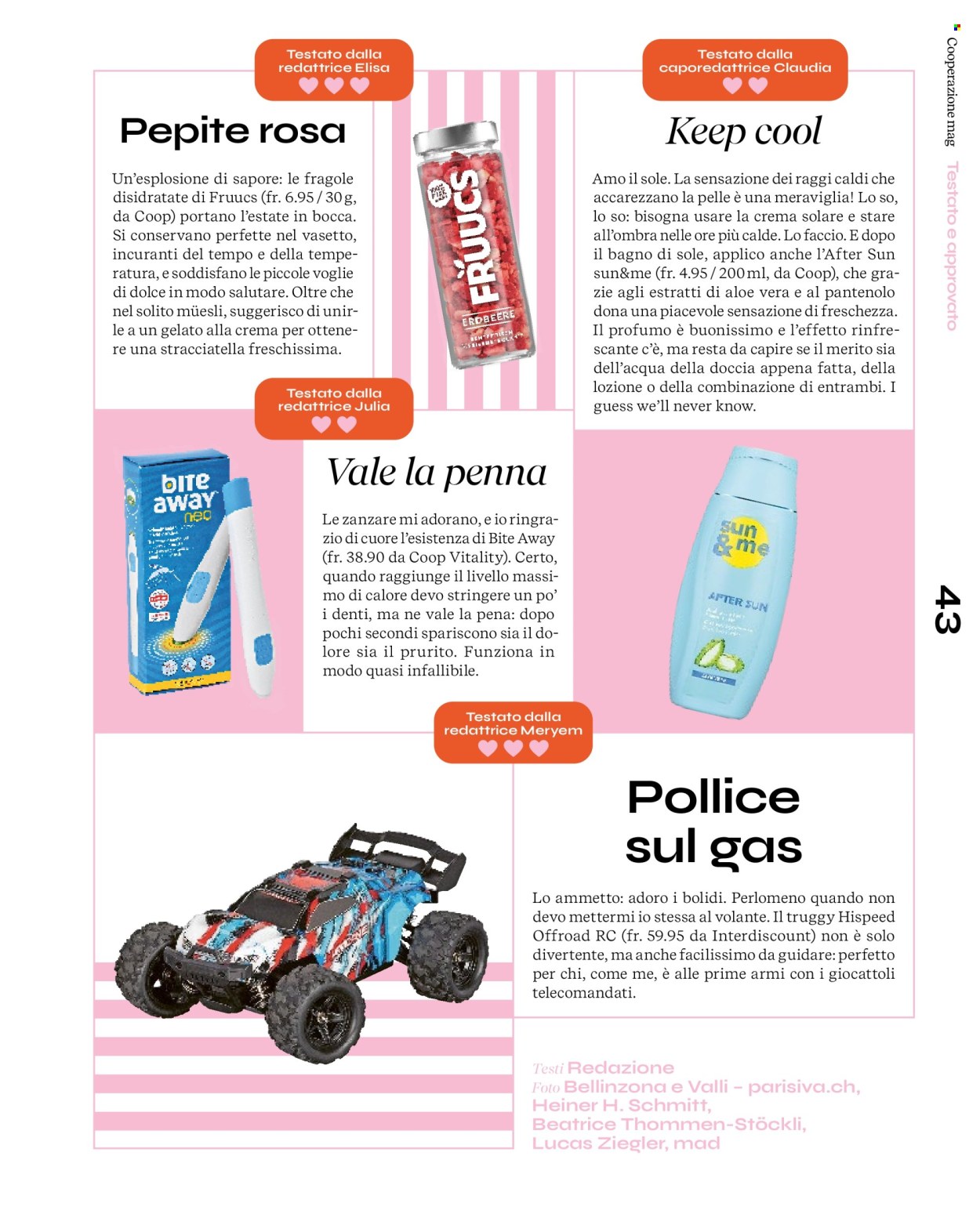 Prospekte Coop. Seite 43. Seite 43