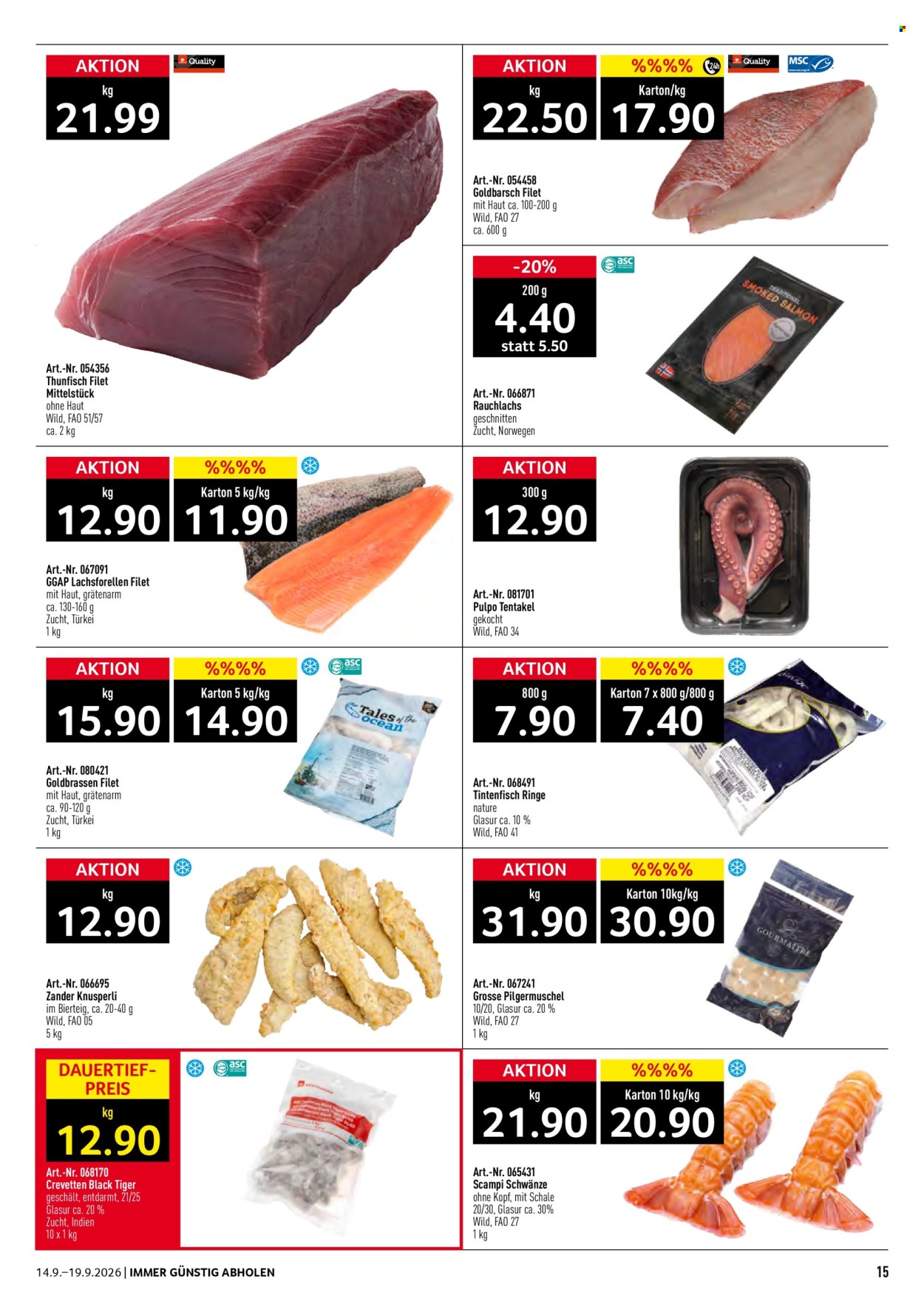 Prospekte Prodega - 14.9.2026 - 19.9.2026. Seite 15. Seite 15
