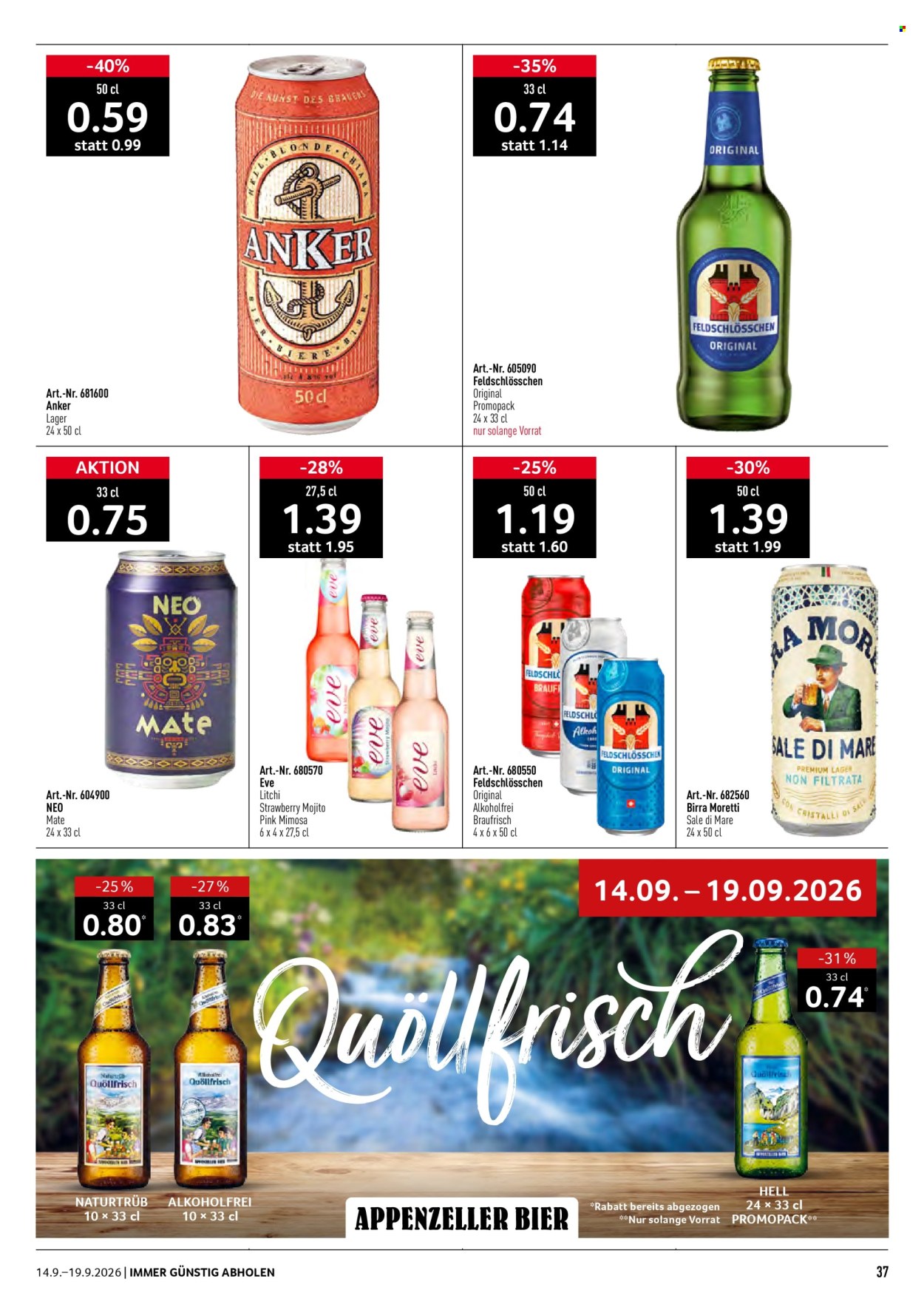Prospekte Prodega - 14.9.2026 - 19.9.2026. Seite 37. Seite 37