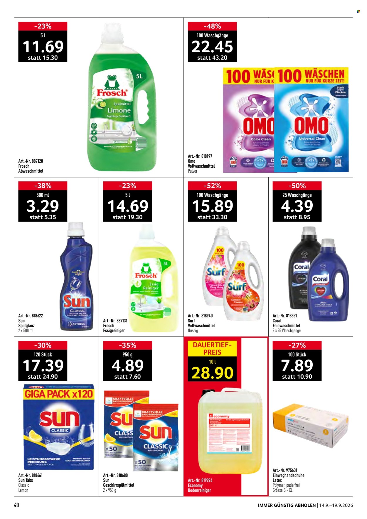 Prospekte Prodega - 14.9.2026 - 19.9.2026. Seite 40. Seite 40