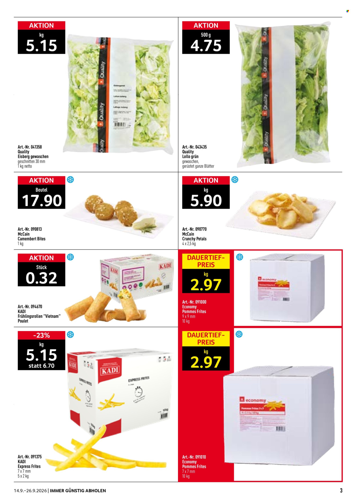 Prospekte Prodega - 14.9.2026 - 26.9.2026. Seite 3. Seite 3