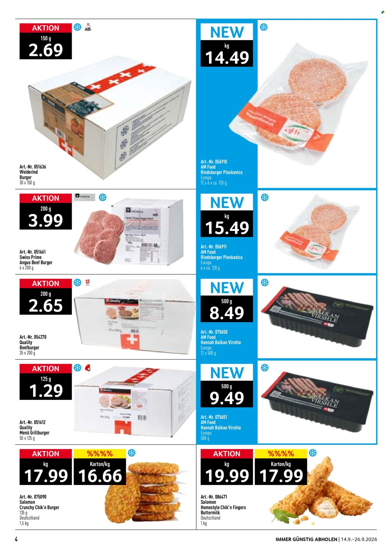 Prospekte Prodega - 14.9.2026 - 26.9.2026. Seite 4. Seite 4
