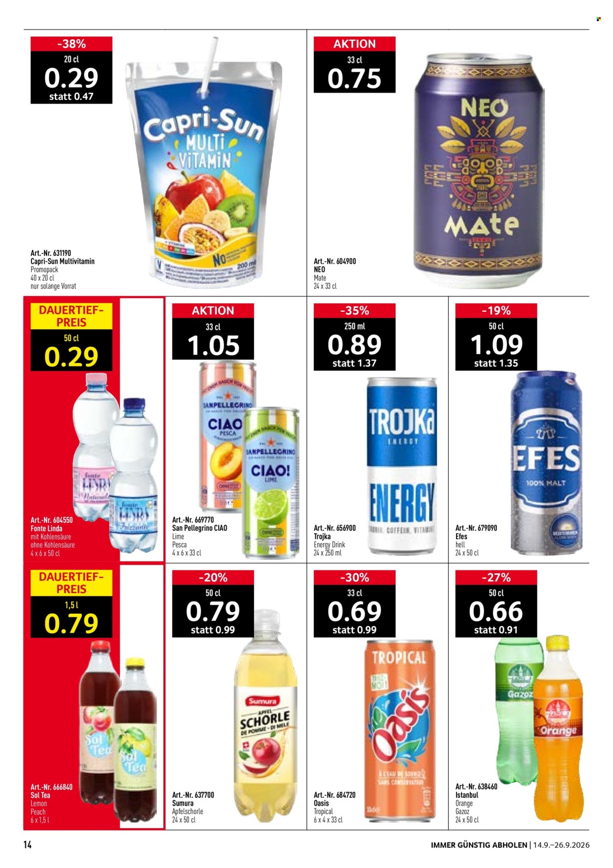 Prospekte Prodega - 14.9.2026 - 26.9.2026. Seite 14. Seite 14