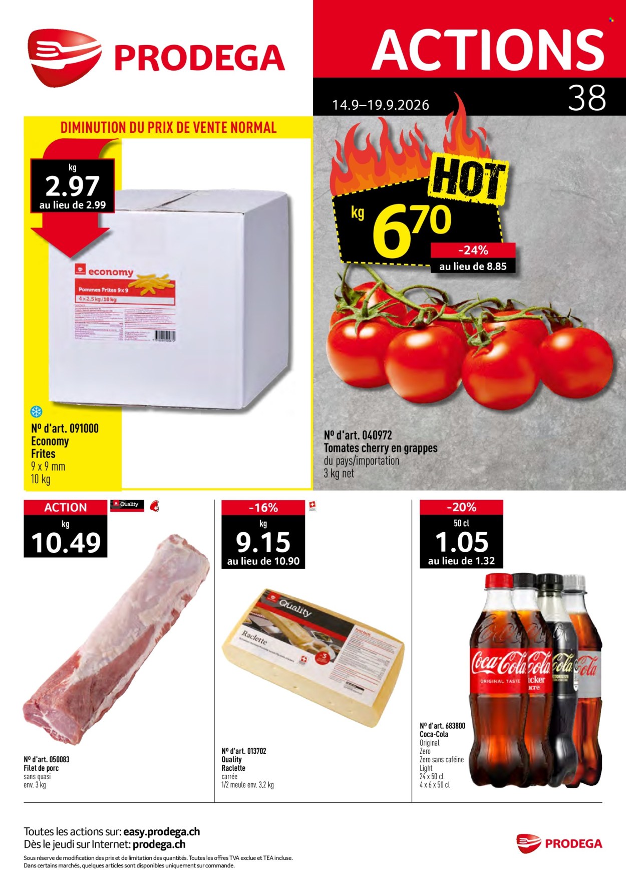 Prospekte Prodega - 14.9.2026 - 19.9.2026. Seite 1. Seite 1