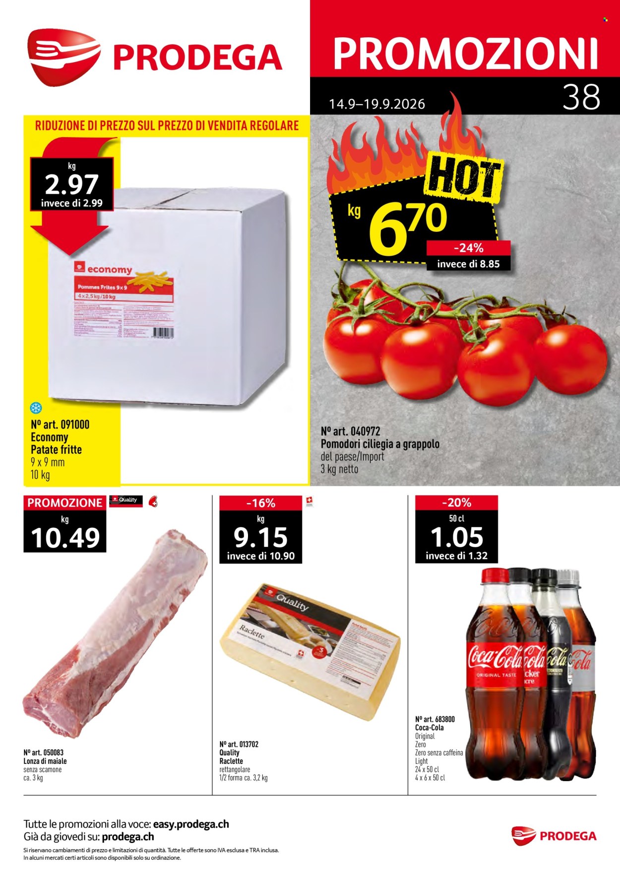 Prospekte Prodega - 14.9.2026 - 19.9.2026. Seite 1. Seite 1