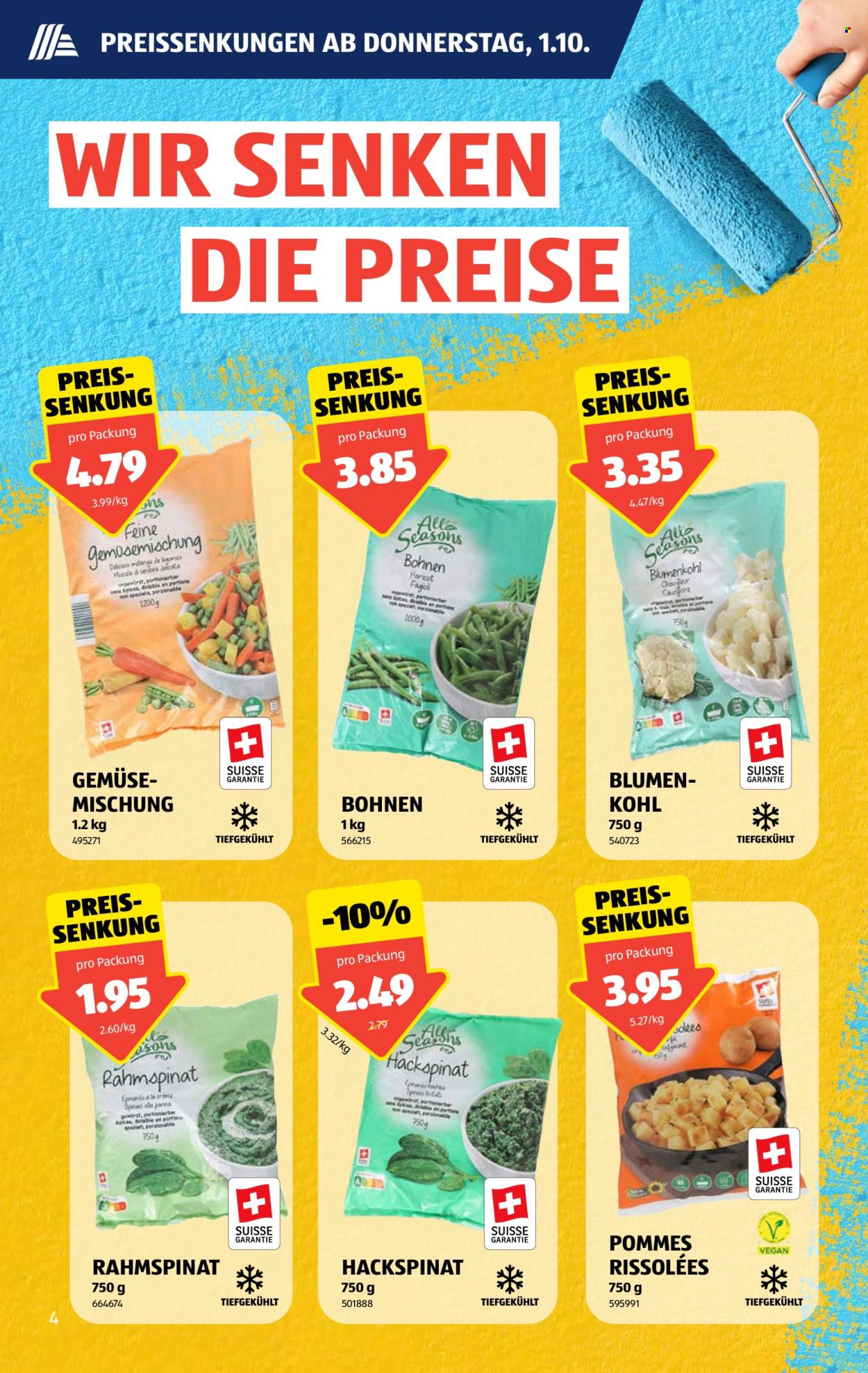 Prospekte Aldi - 1.10.2026 - 7.10.2026. Seite 4. Seite 4