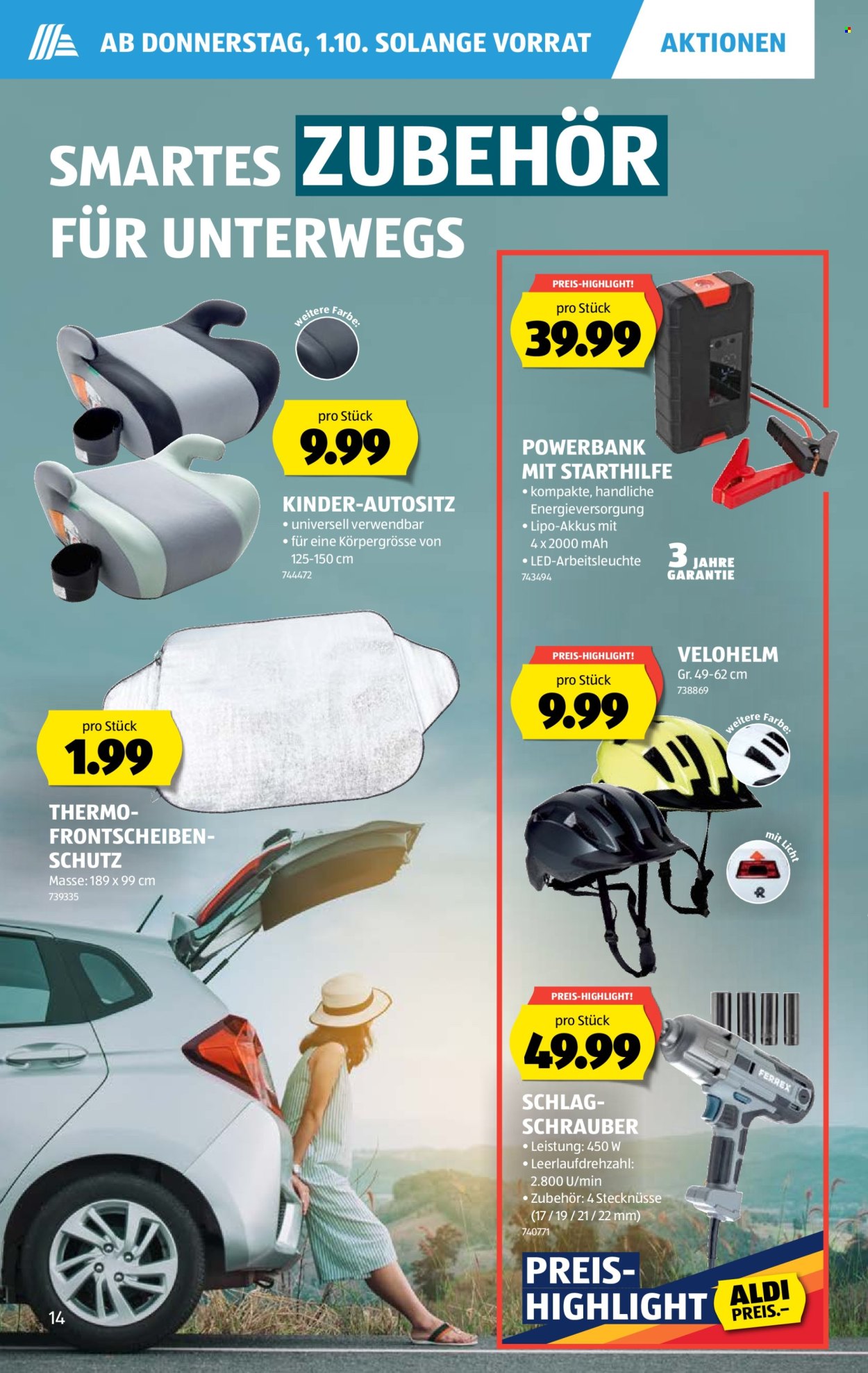 Prospekte Aldi - 1.10.2026 - 7.10.2026. Seite 14. Seite 14