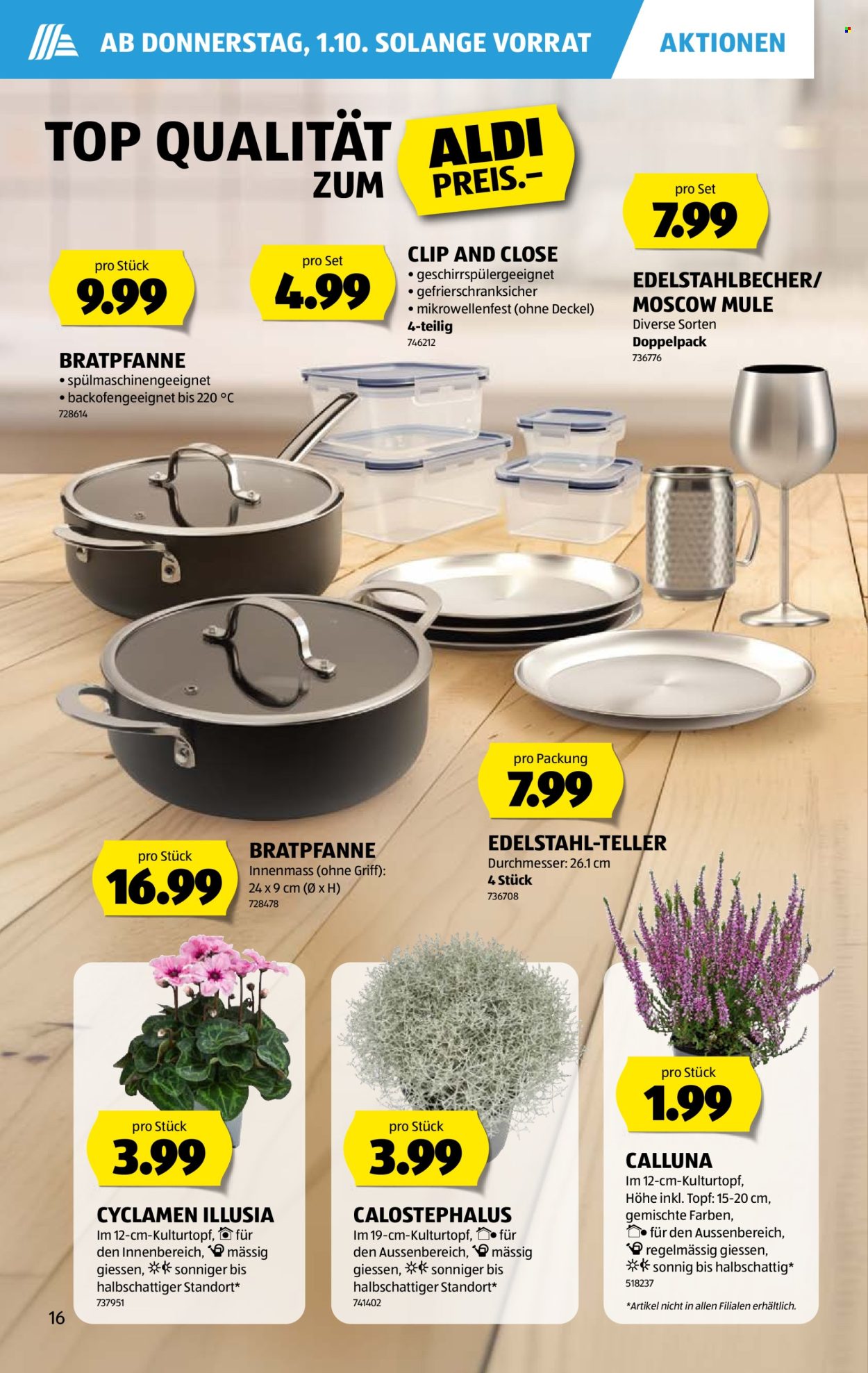 Prospekte Aldi - 1.10.2026 - 7.10.2026. Seite 16. Seite 16
