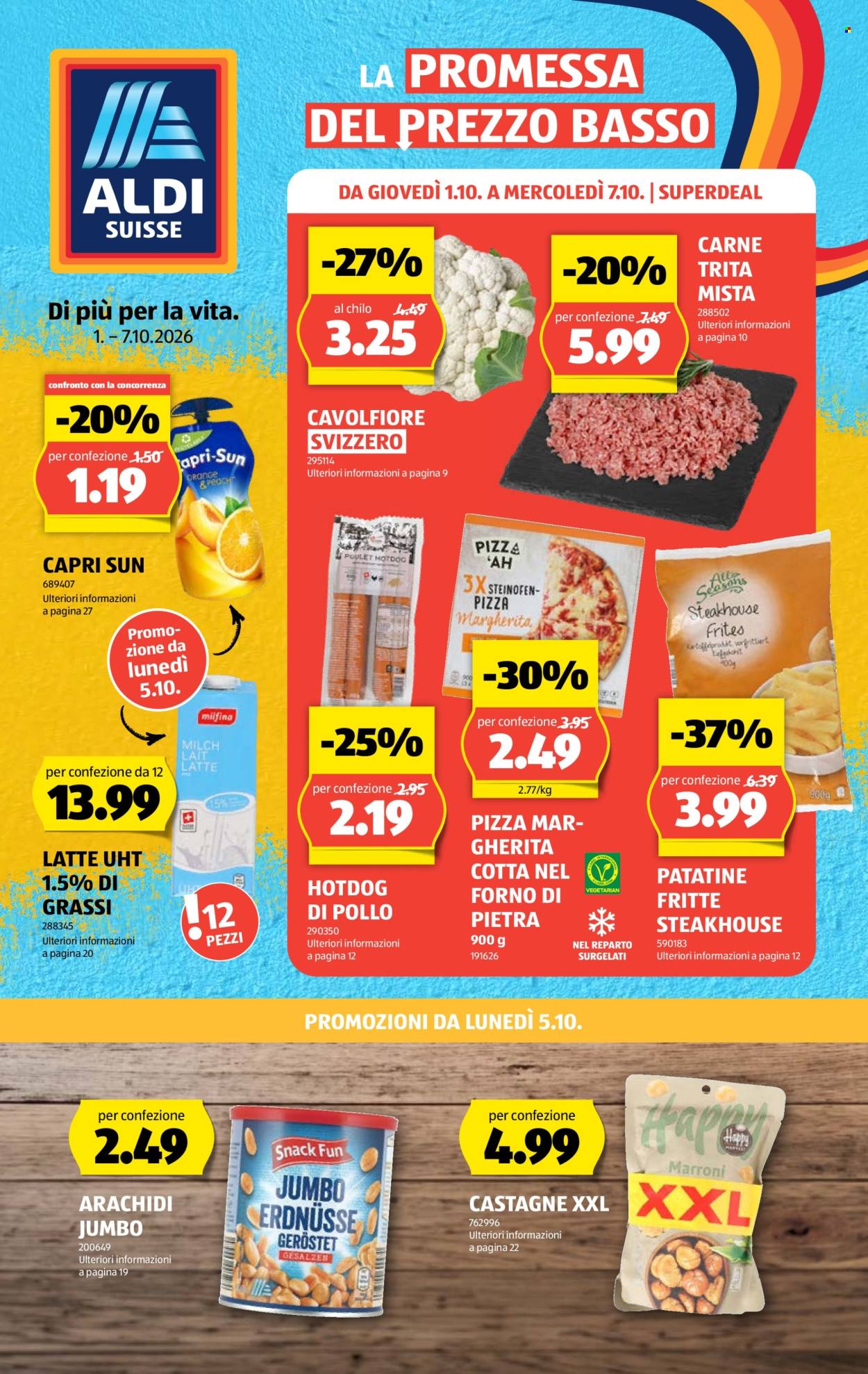 Prospekte Aldi - 1.10.2026 - 7.10.2026. Seite 1. Seite 1