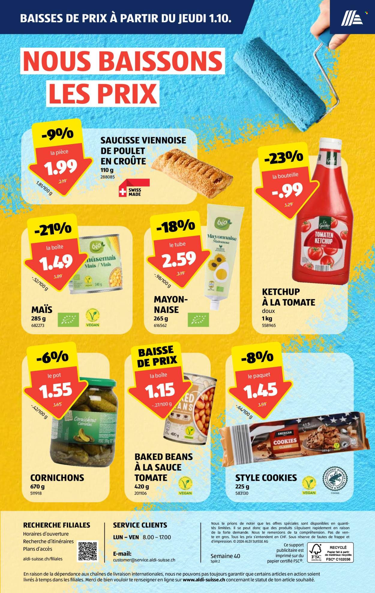 Prospekte Aldi - 1.10.2026 - 7.10.2026. Seite 3. Seite 3