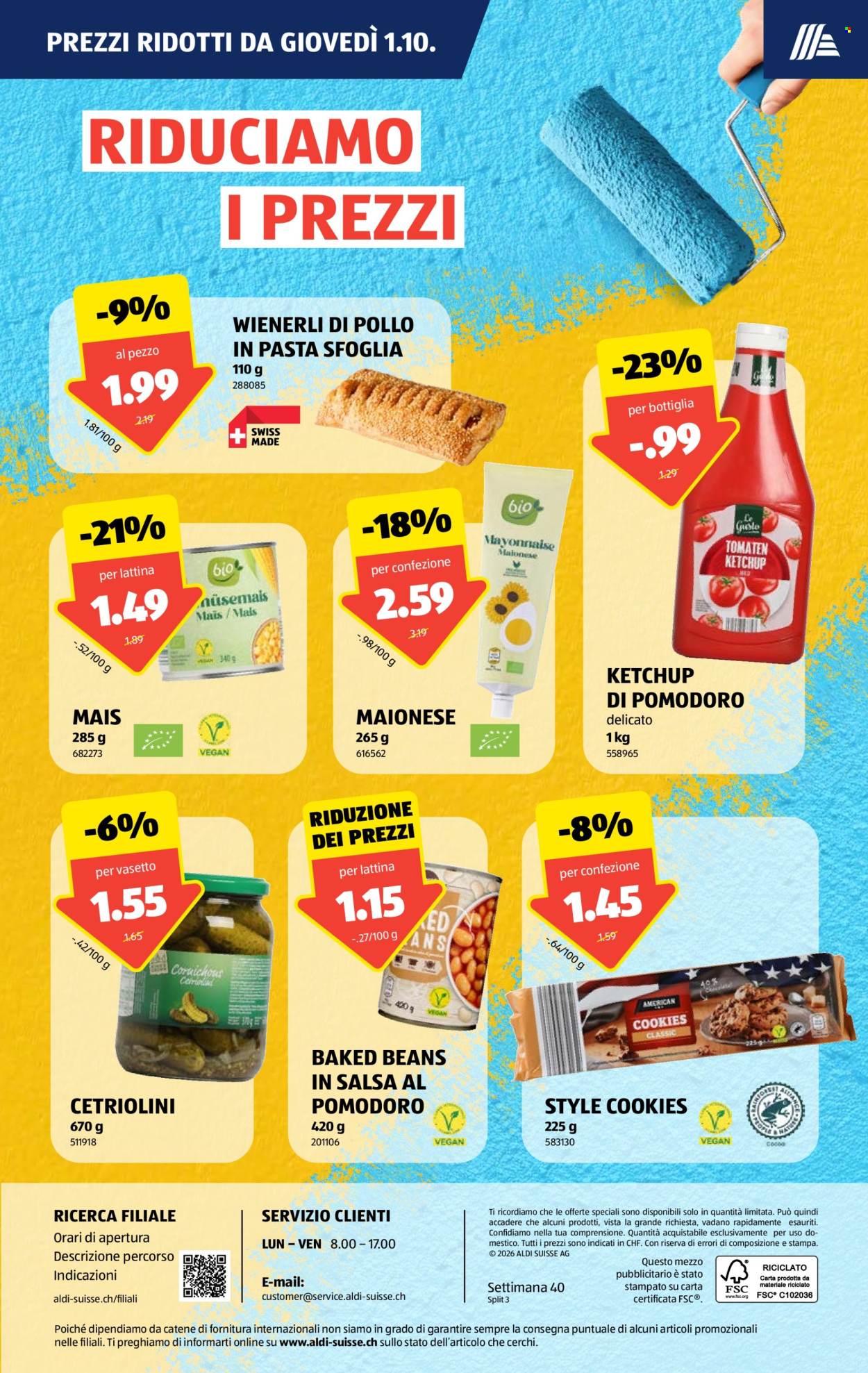 Prospekte Aldi - 1.10.2026 - 7.10.2026. Seite 3. Seite 3
