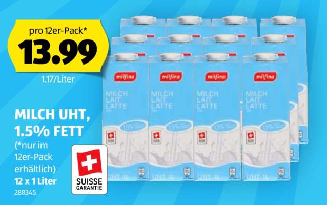 Milfina Milch UHT