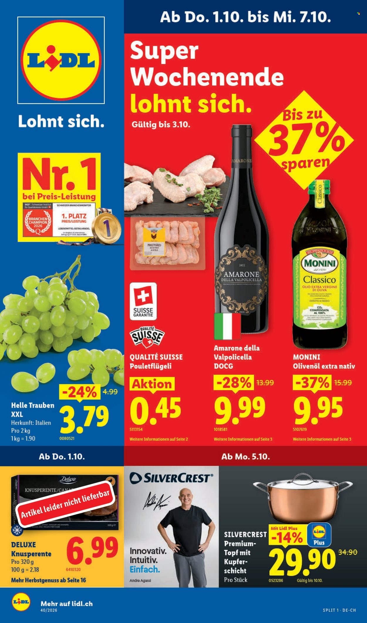 Prospekte Lidl - 1.10.2026 - 7.10.2026. Seite 1. Seite 1