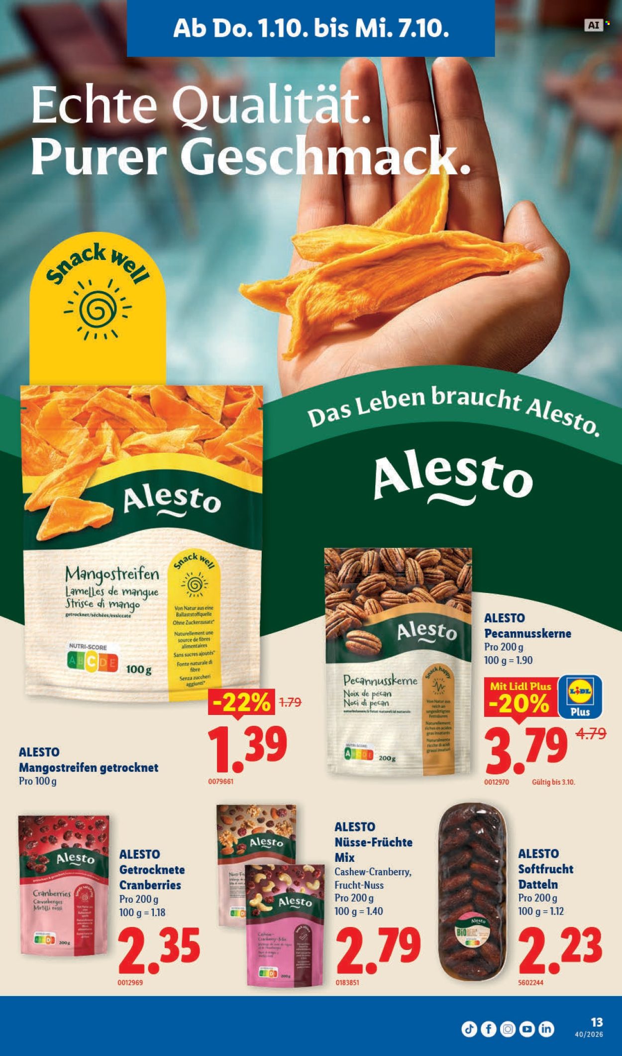 Prospekte Lidl - 1.10.2026 - 7.10.2026. Seite 13. Seite 13
