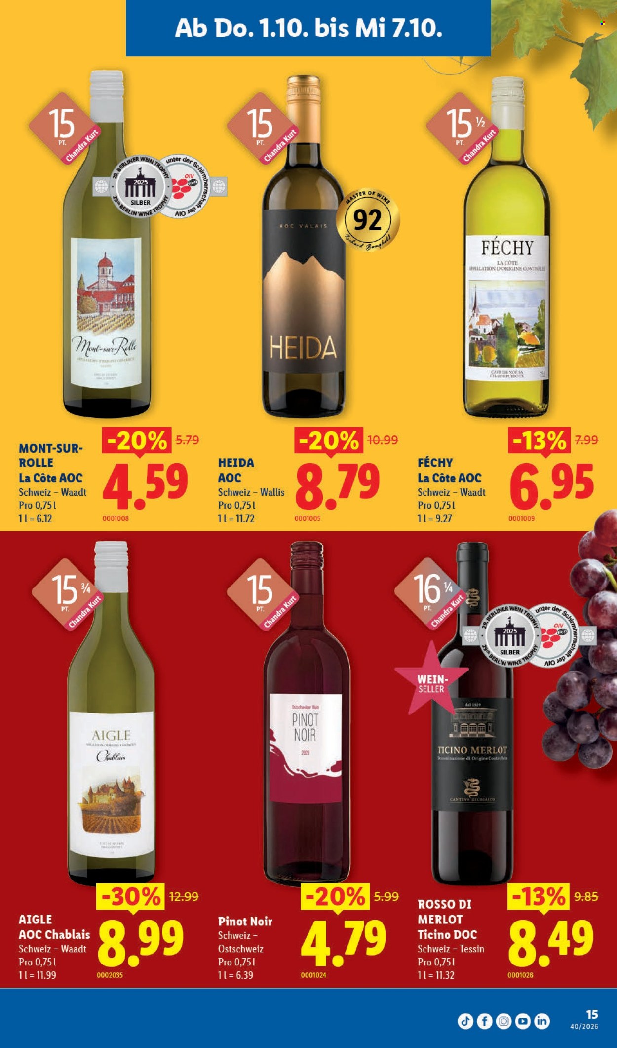 Prospekte Lidl - 1.10.2026 - 7.10.2026. Seite 15. Seite 15
