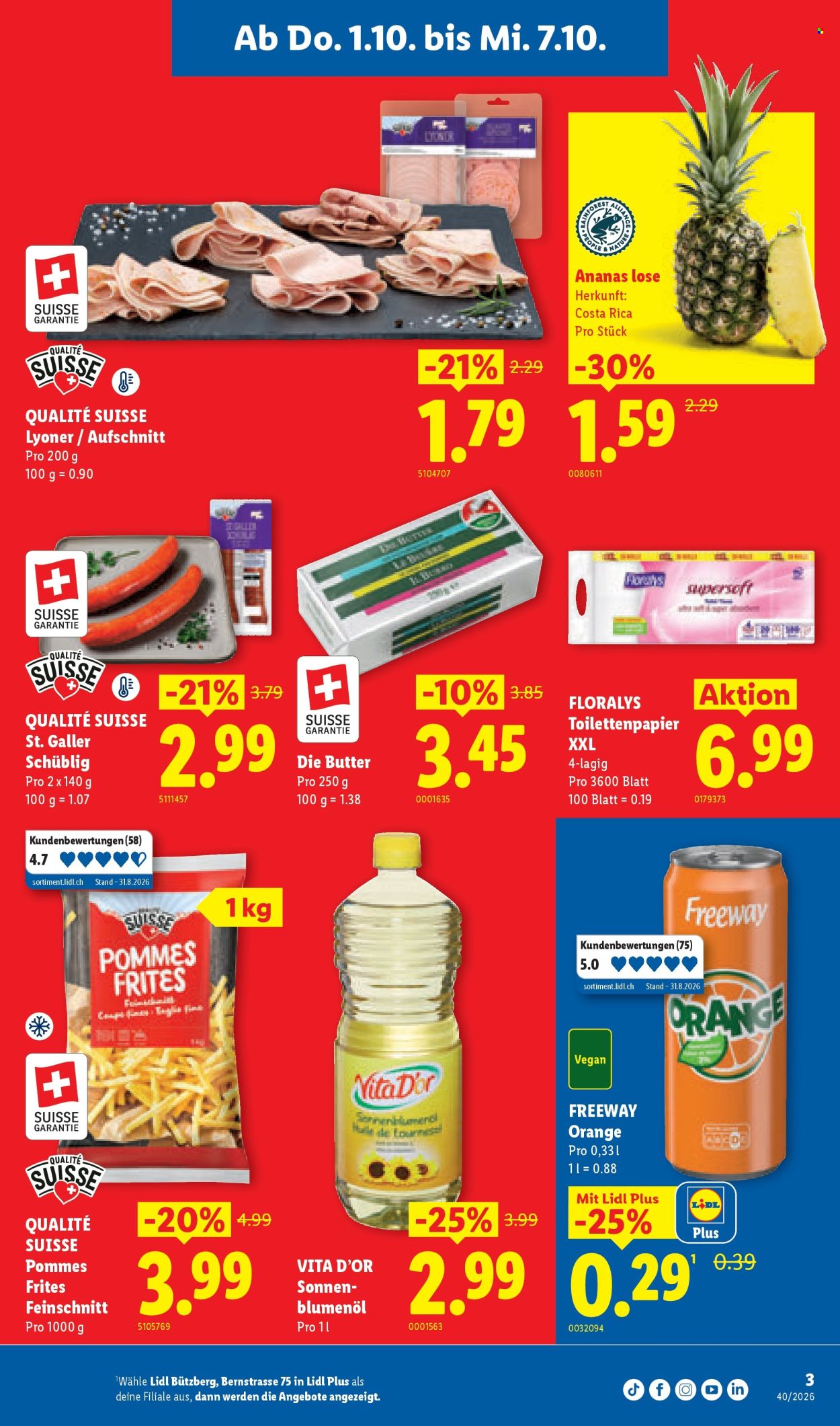Prospekte Lidl - 1.10.2026 - 7.10.2026. Seite 3. Seite 3
