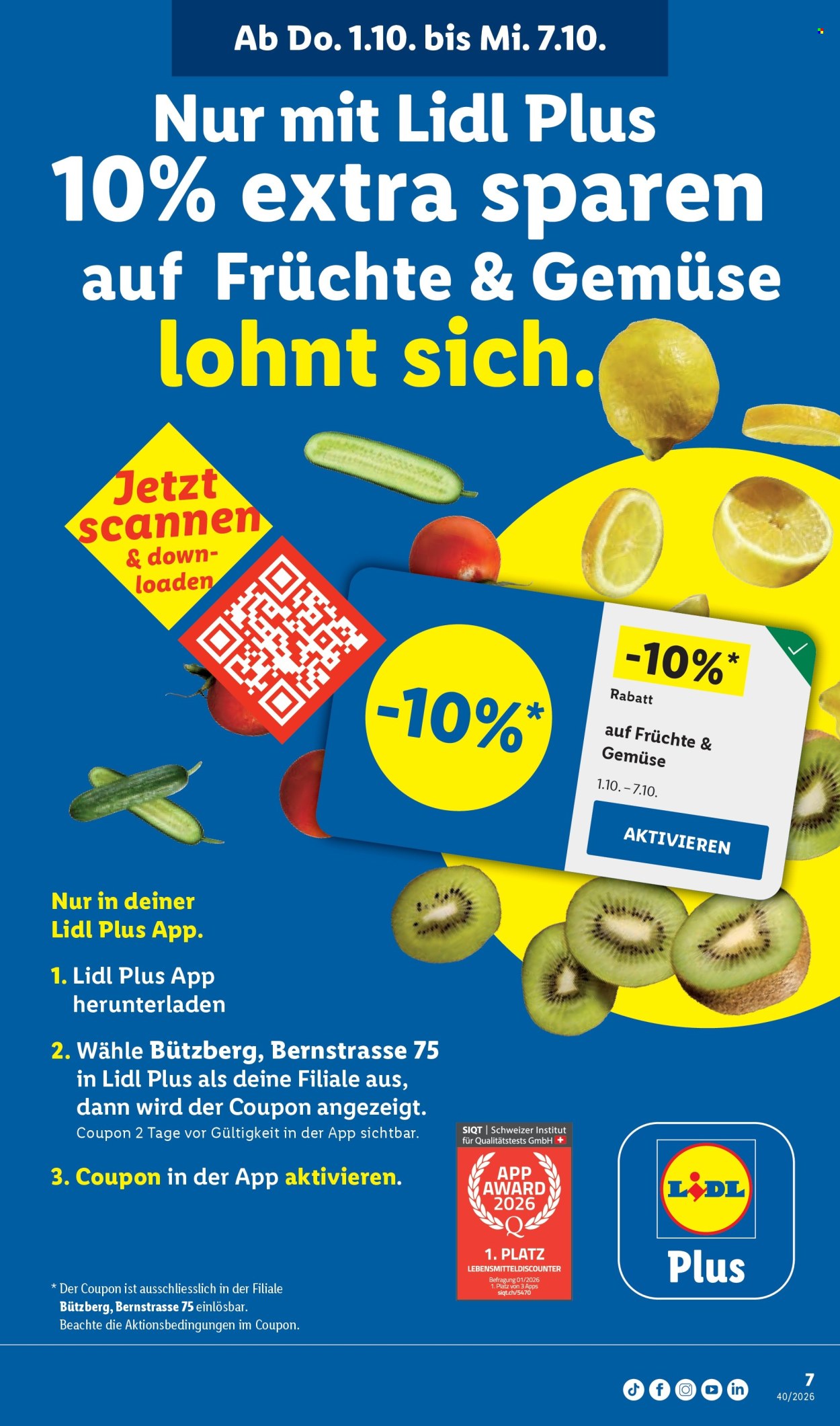 Prospekte Lidl - 1.10.2026 - 7.10.2026. Seite 7. Seite 7