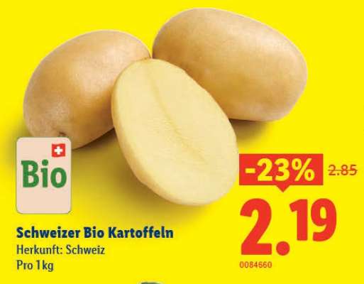 Schweizer Bio Kartoffeln