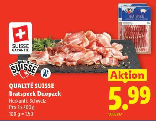 QUALITÉ SUISSE Bratspeck Duopack